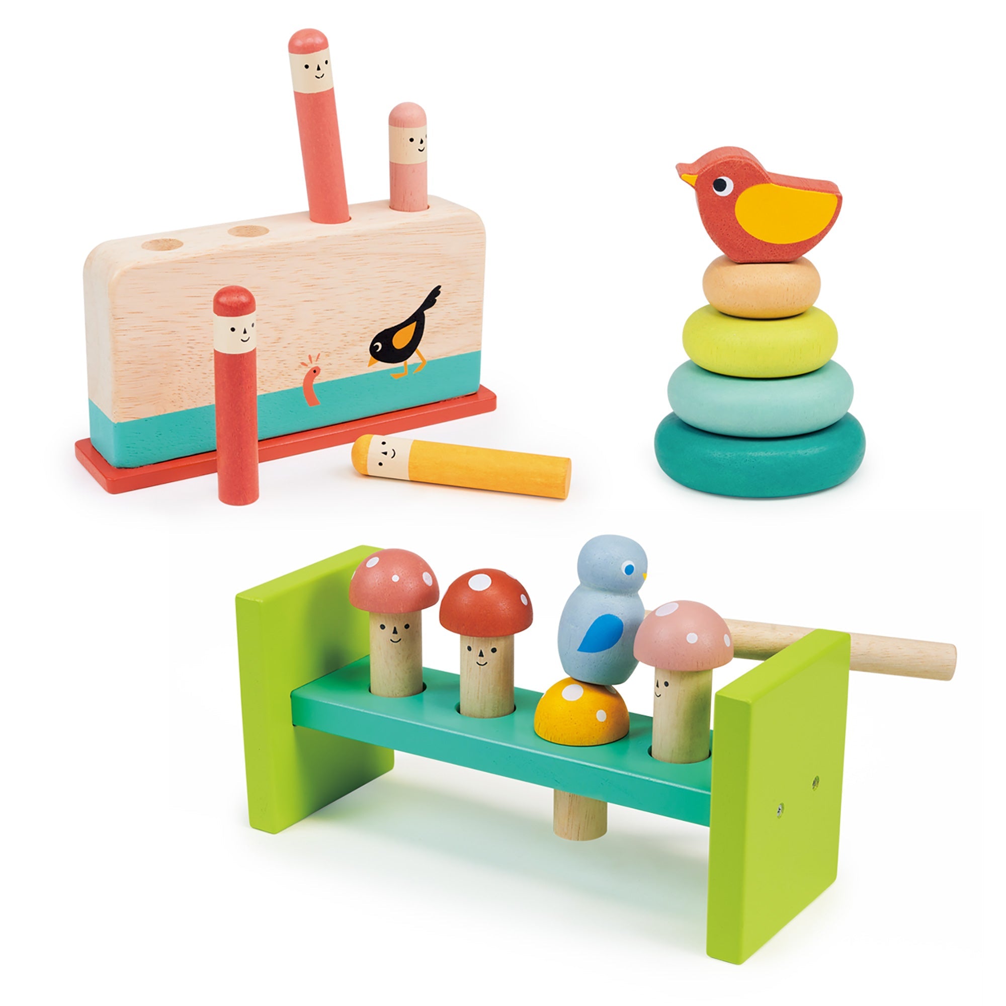 Wooden toddler toy 18m+ | Mentari