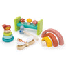 18 Months Garden Playtime Set - Mentari - Sustainable Wooden Toys Made in Indonesia - Eco - Friendly Play