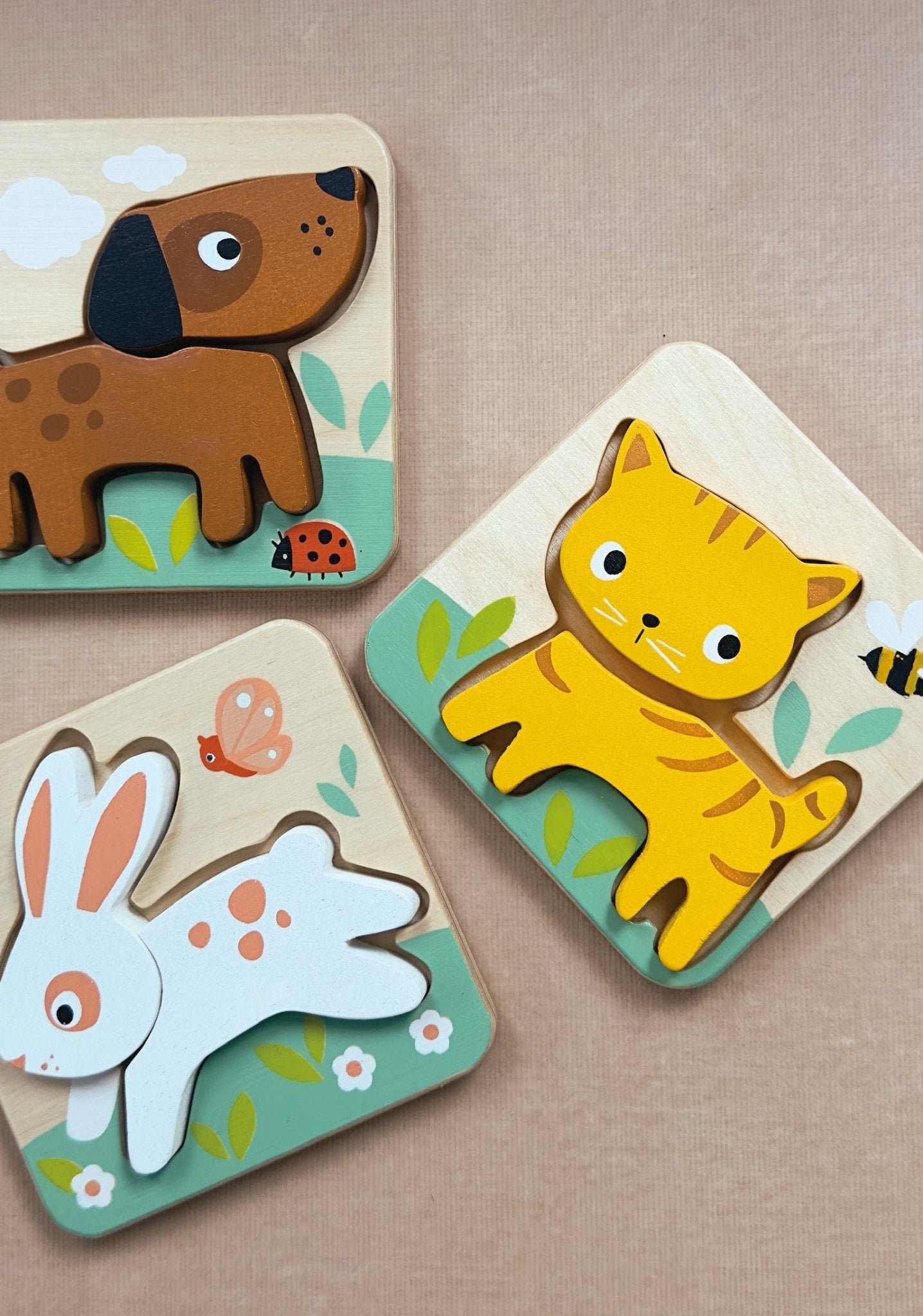 Wooden Garden Playtime Set for 2 Year Olds — 7 Toys | Mentari