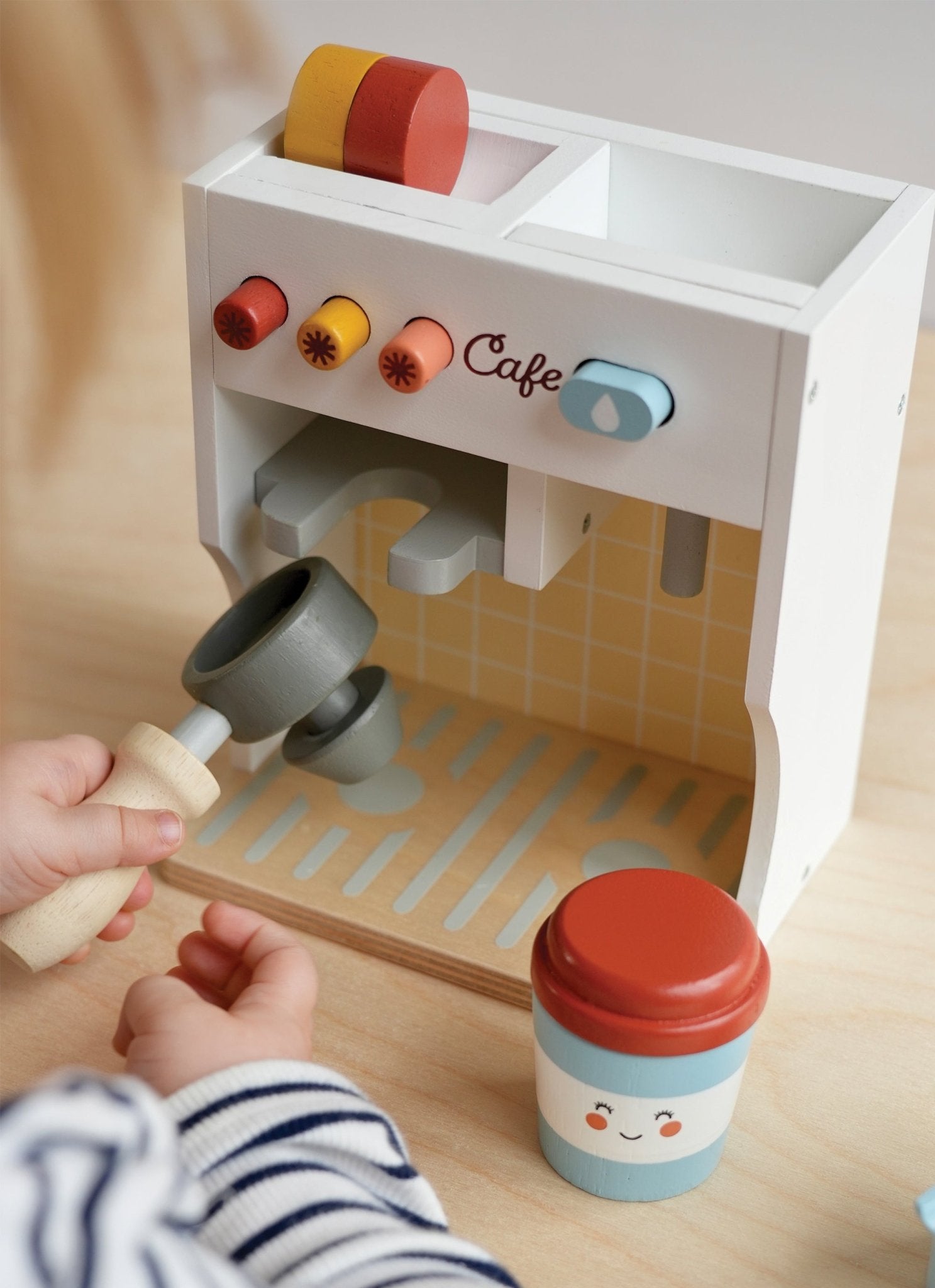 Barista Set - Mentari - Sustainable Wooden Toys Made in Indonesia - Eco - Friendly Play