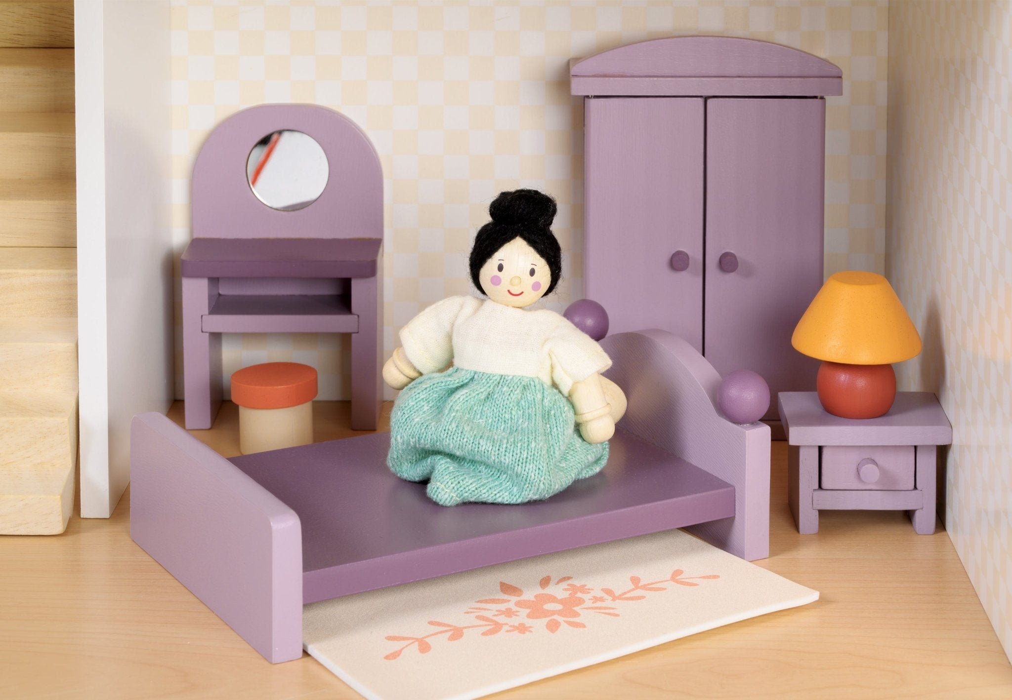 Bedroom - Mentari - Sustainable Wooden Toys Made in Indonesia - Eco - Friendly Play