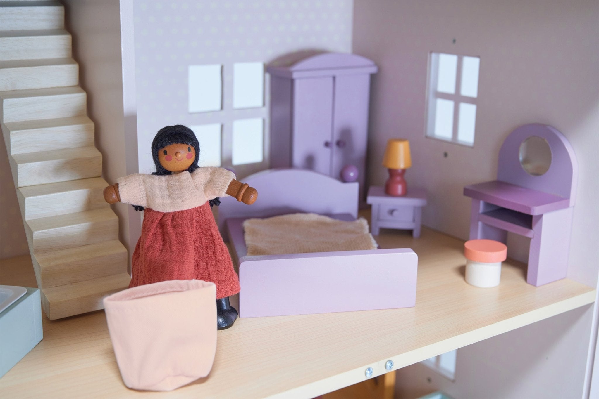 Bedroom - Mentari - Sustainable Wooden Toys Made in Indonesia - Eco - Friendly Play