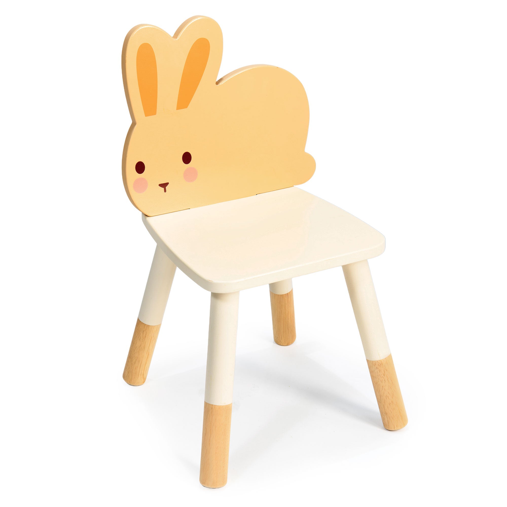 Bunny Table and Chair Set - Mentari - Sustainable Wooden Toys Made in Indonesia - Eco - Friendly Play