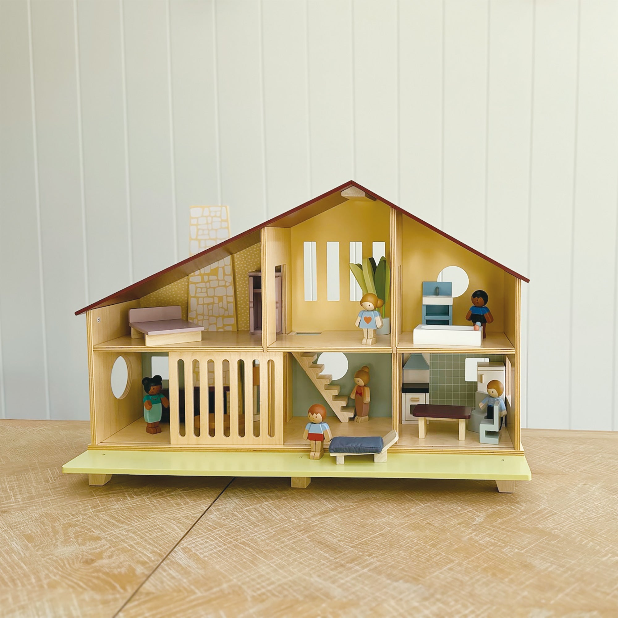 Cedar Chalet - Mentari - Sustainable Wooden Toys Made in Indonesia - Eco - Friendly Play