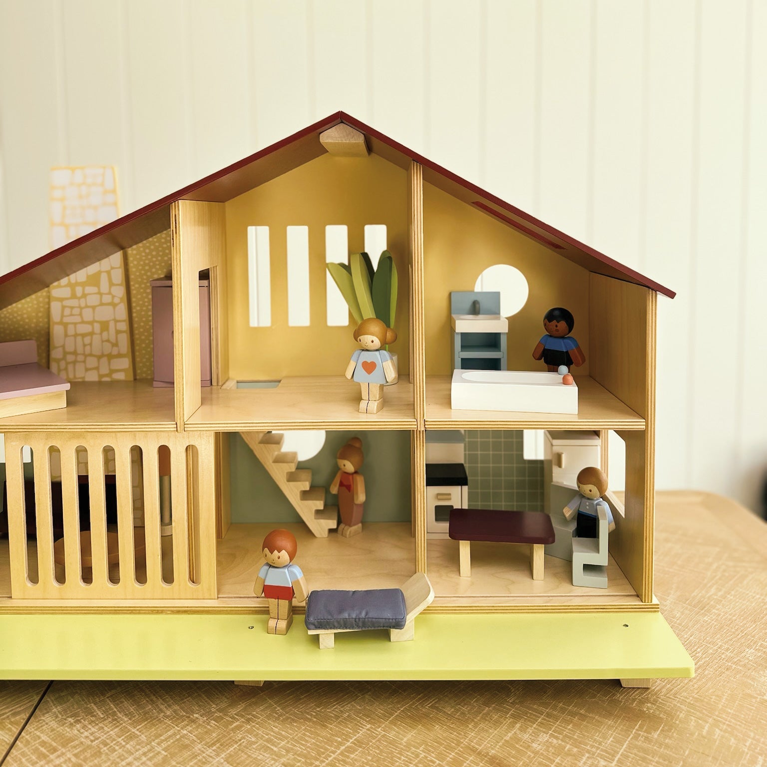 Cedar Chalet - Mentari - Sustainable Wooden Toys Made in Indonesia - Eco - Friendly Play