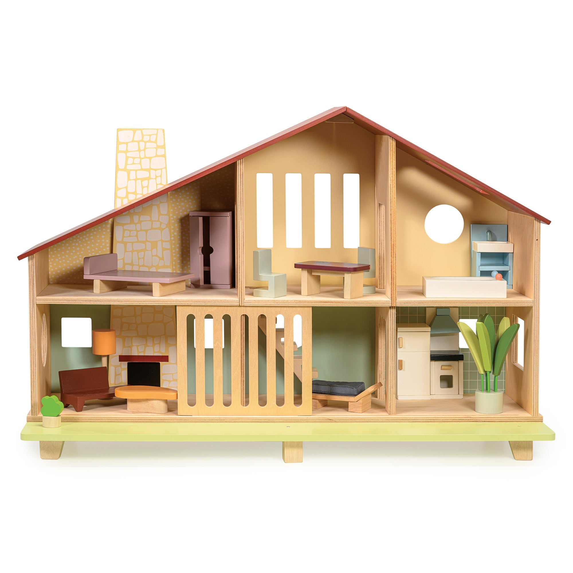 Cedar Chalet - Mentari - Sustainable Wooden Toys Made in Indonesia - Eco - Friendly Play