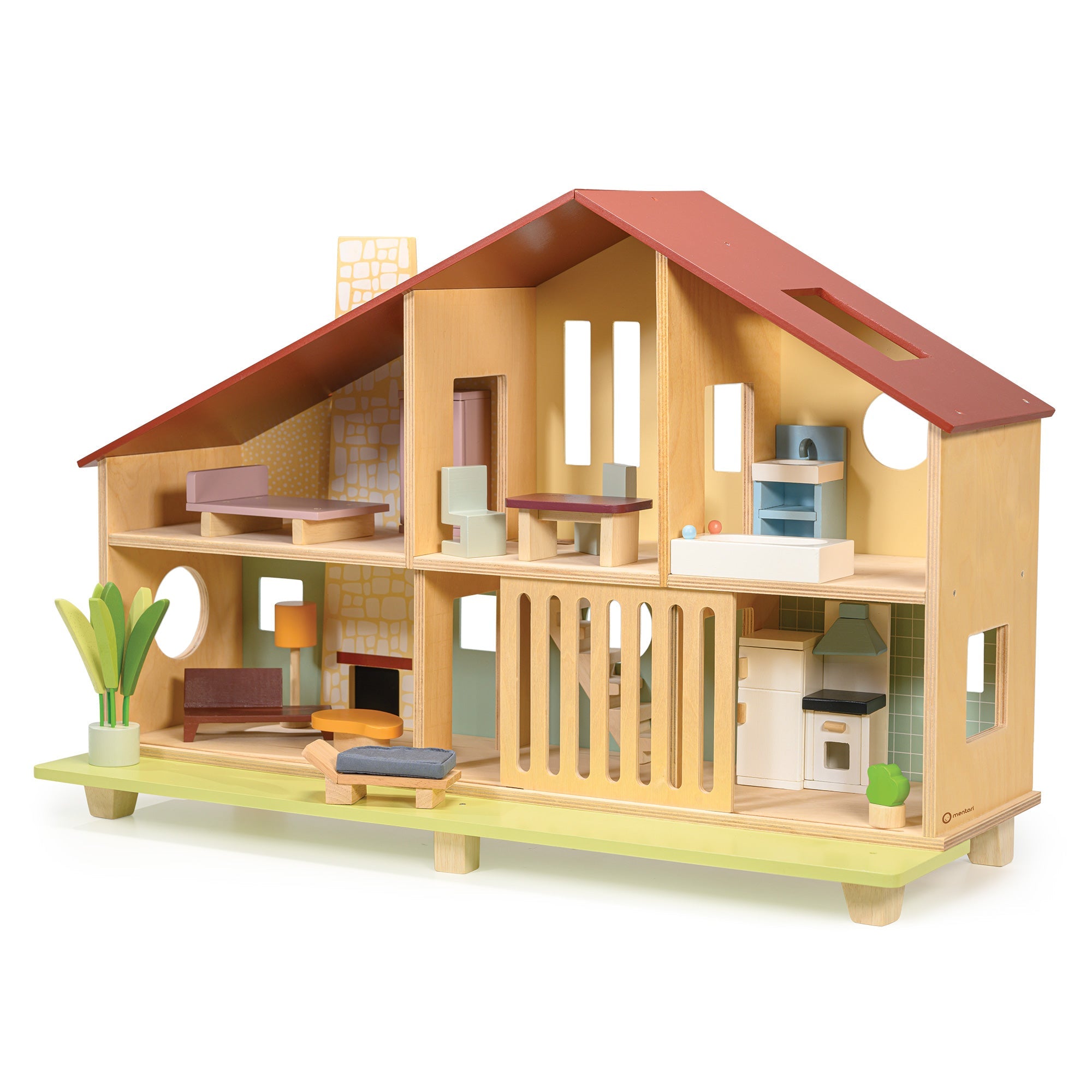 Cedar Chalet - Mentari - Sustainable Wooden Toys Made in Indonesia - Eco - Friendly Play