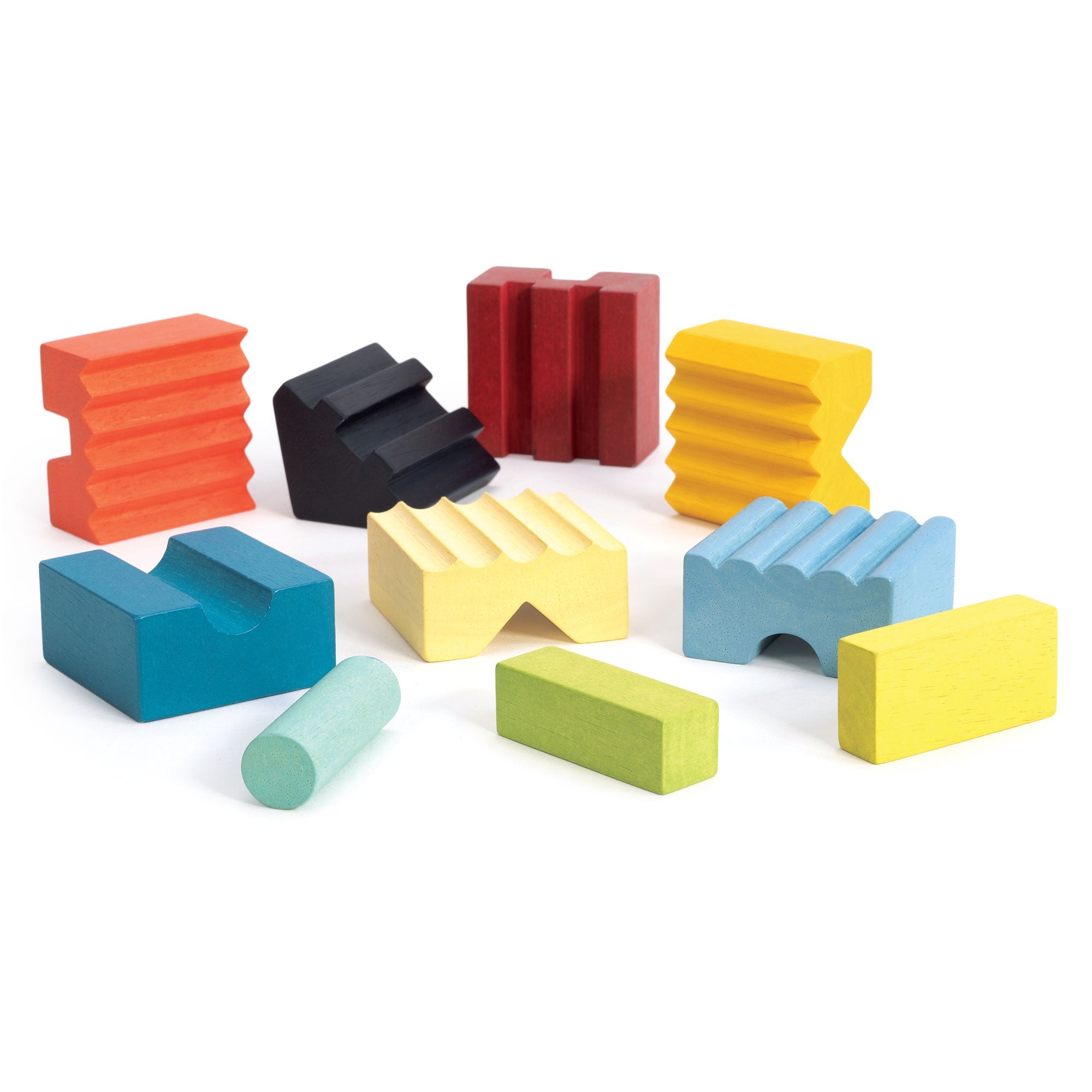 Colorful Stacking Tower - Mentari - Sustainable Wooden Toys Made in Indonesia - Eco - Friendly Play