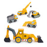 Construction Vehicles Bundle - Mentari - Sustainable Wooden Toys Made in Indonesia - Eco - Friendly Play