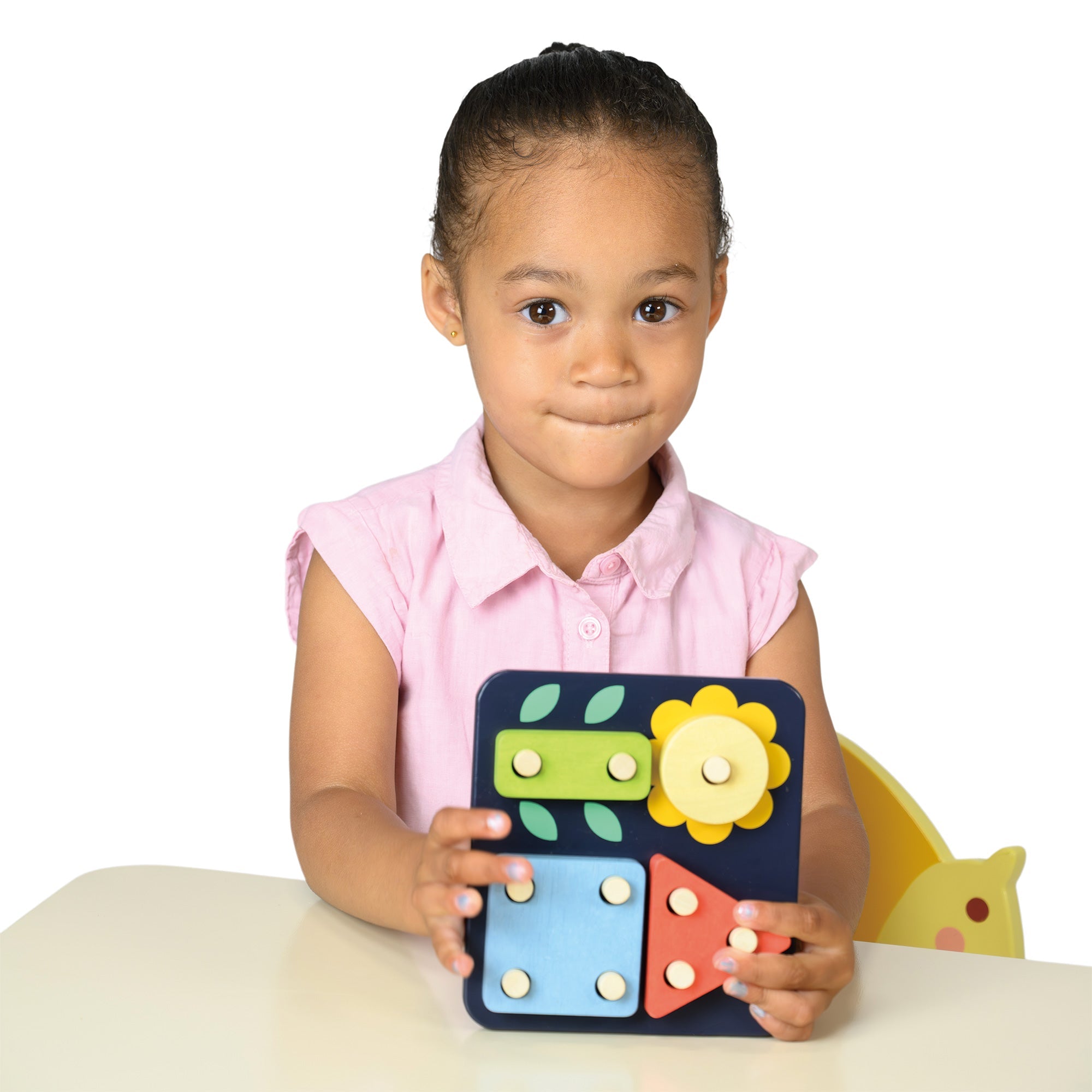 Count and Match Peg Board - Mentari - Sustainable Wooden Toys Made in Indonesia - Eco - Friendly Play