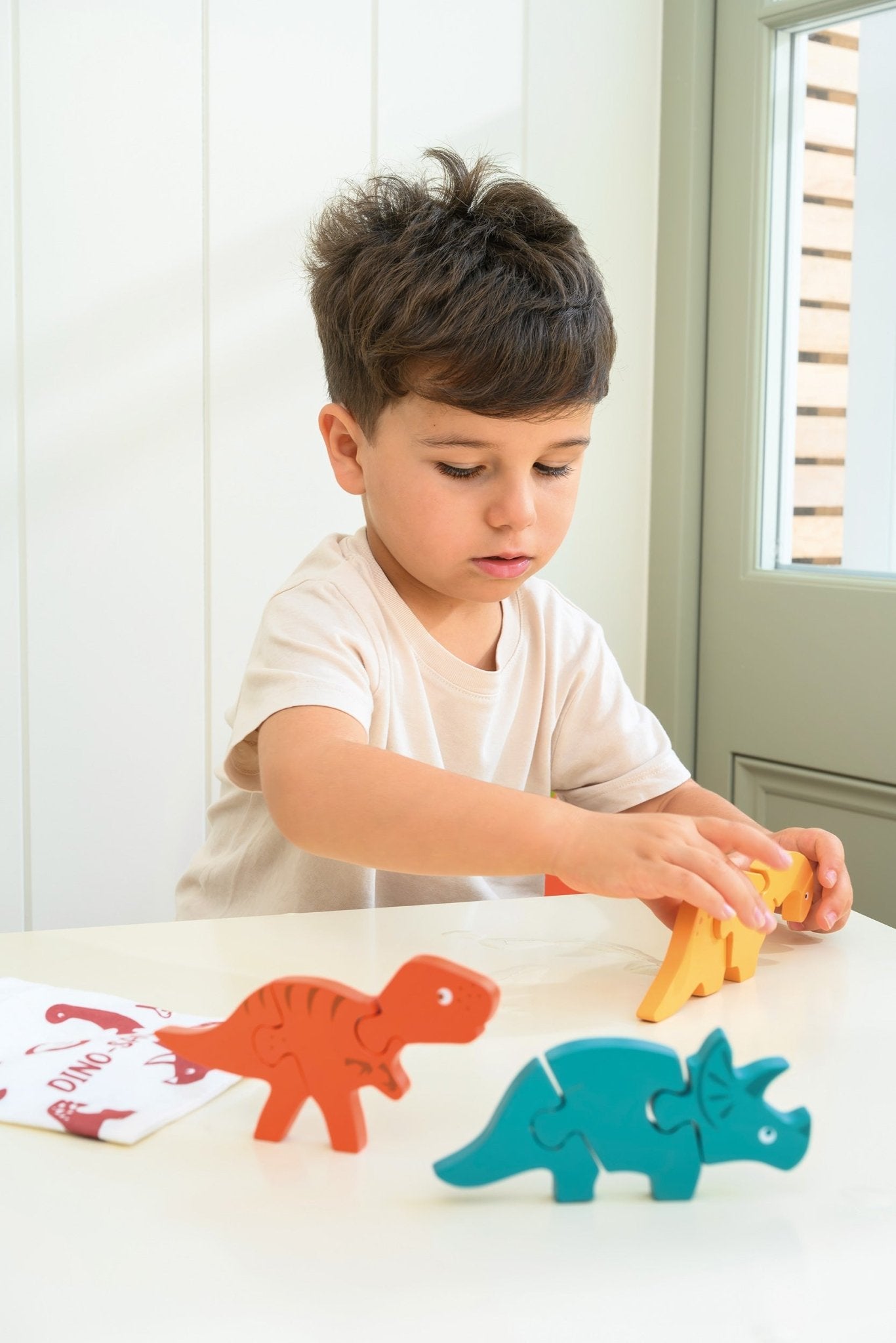 Dino Saws - Mentari - Sustainable Wooden Toys Made in Indonesia - Eco - Friendly Play