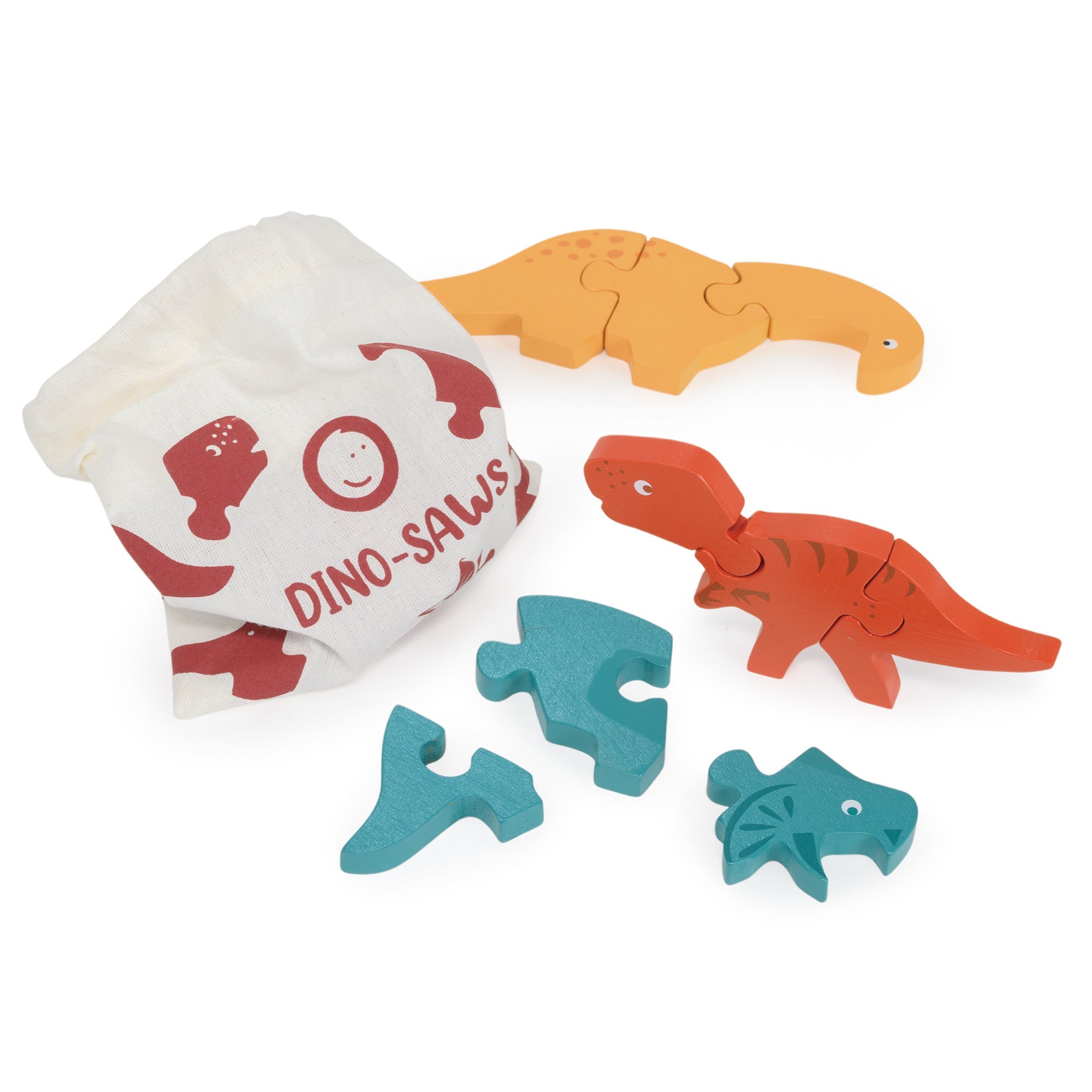 Dino Saws - Mentari - Sustainable Wooden Toys Made in Indonesia - Eco - Friendly Play