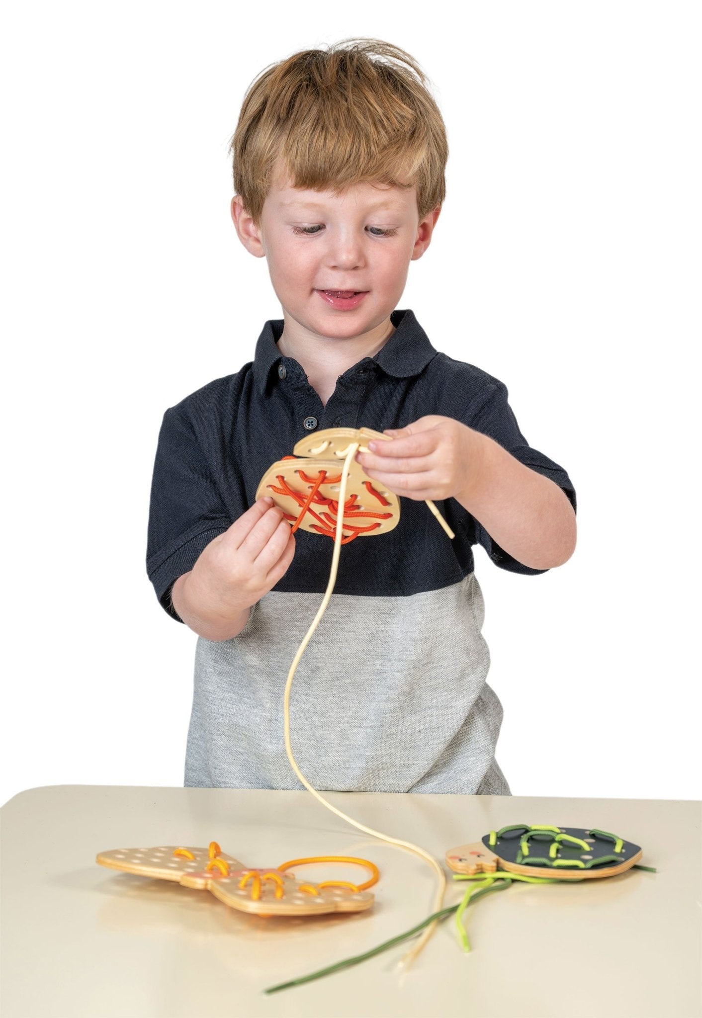 Garden Lacing Fun - Mentari - Sustainable Wooden Toys Made in Indonesia - Eco - Friendly Play