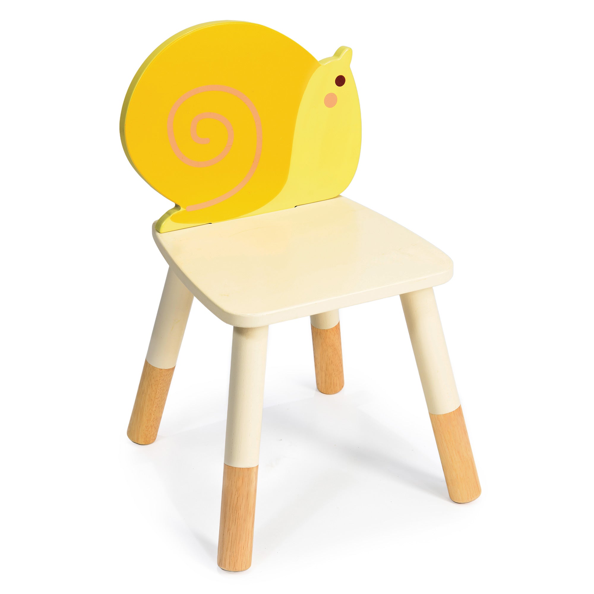 Garden Snail Chair - Mentari - Sustainable Wooden Toys Made in Indonesia - Eco - Friendly Play
