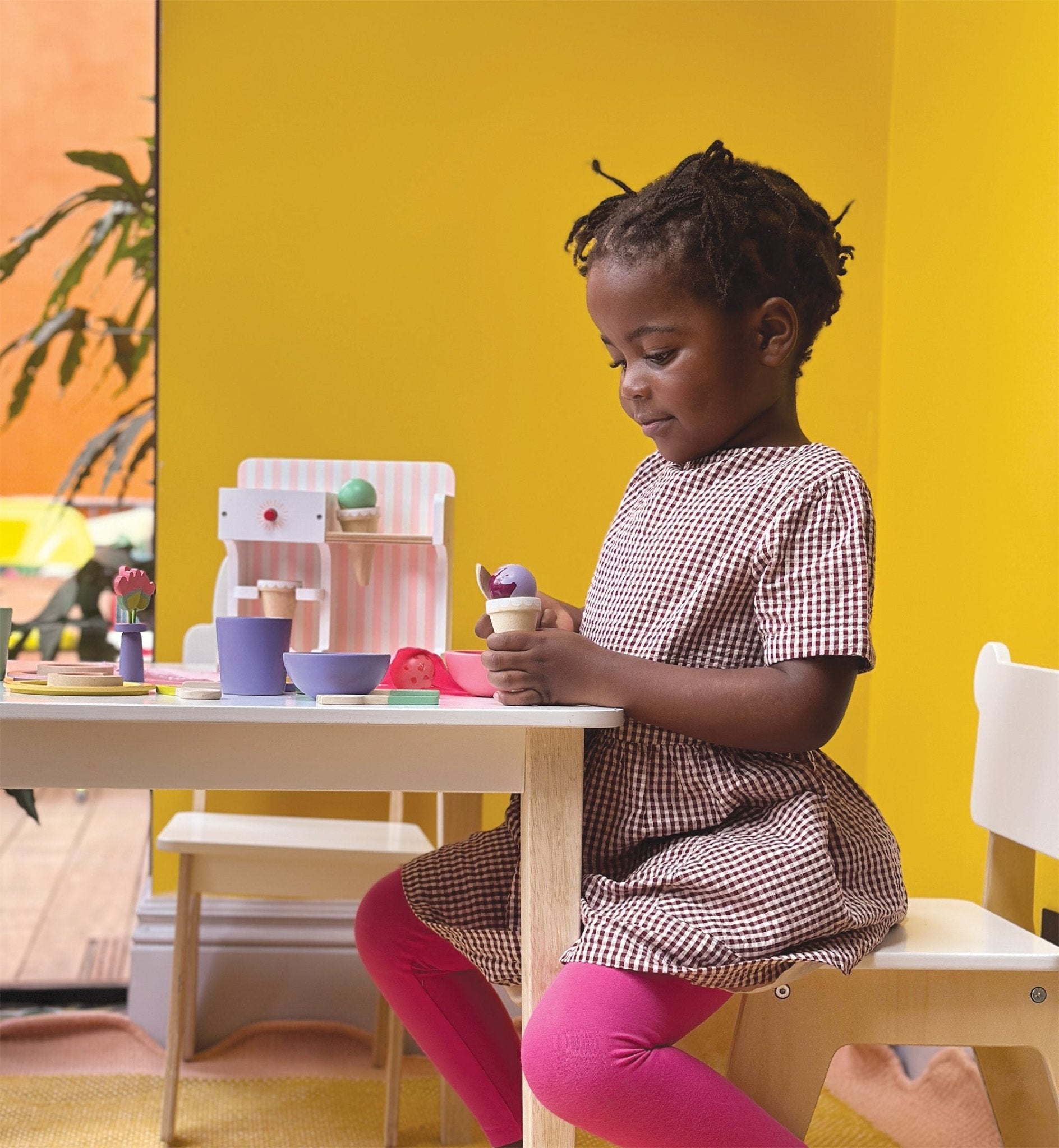 Wooden Ice Cream Kiosk Play Set 3+ | Mentari
