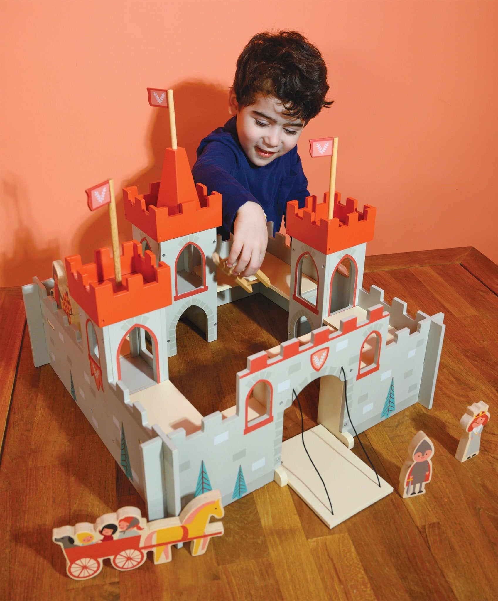 King's Castle - Mentari - Sustainable Wooden Toys Made in Indonesia - Eco-Friendly Play