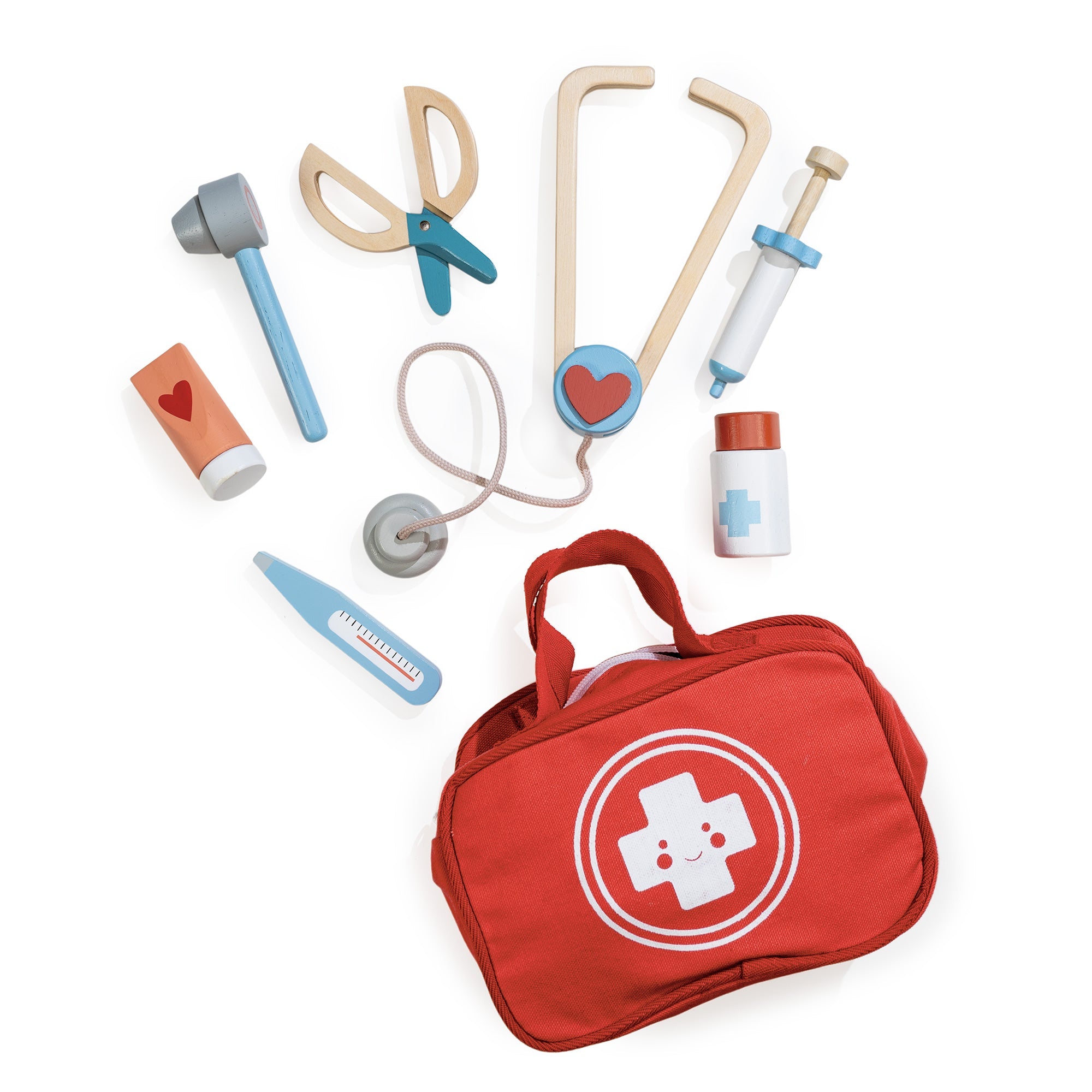 My First Aid Kit - Mentari - Sustainable Wooden Toys Made in Indonesia - Eco - Friendly Play