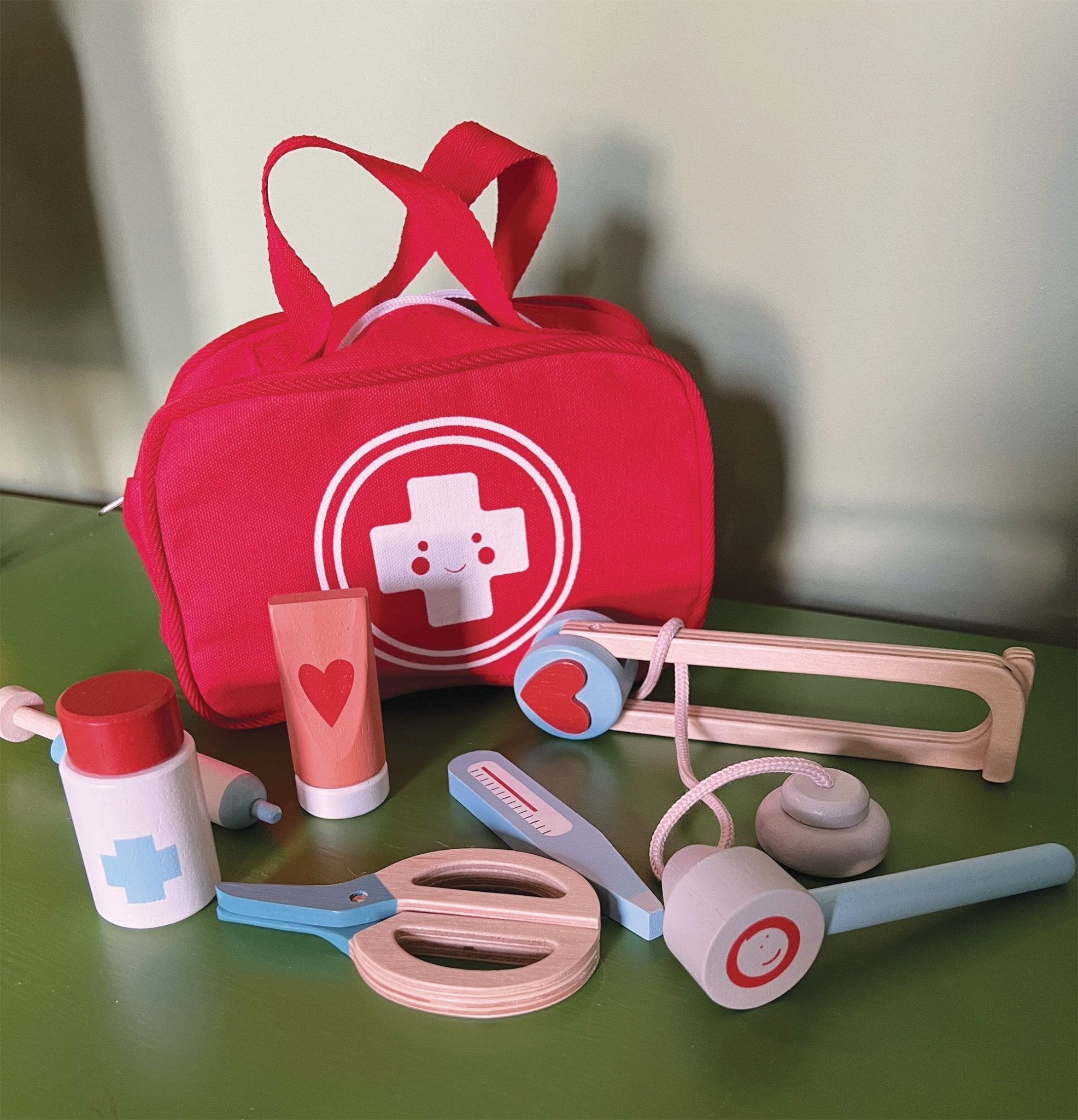 My First Aid Kit - Mentari - Sustainable Wooden Toys Made in Indonesia - Eco-Friendly Play