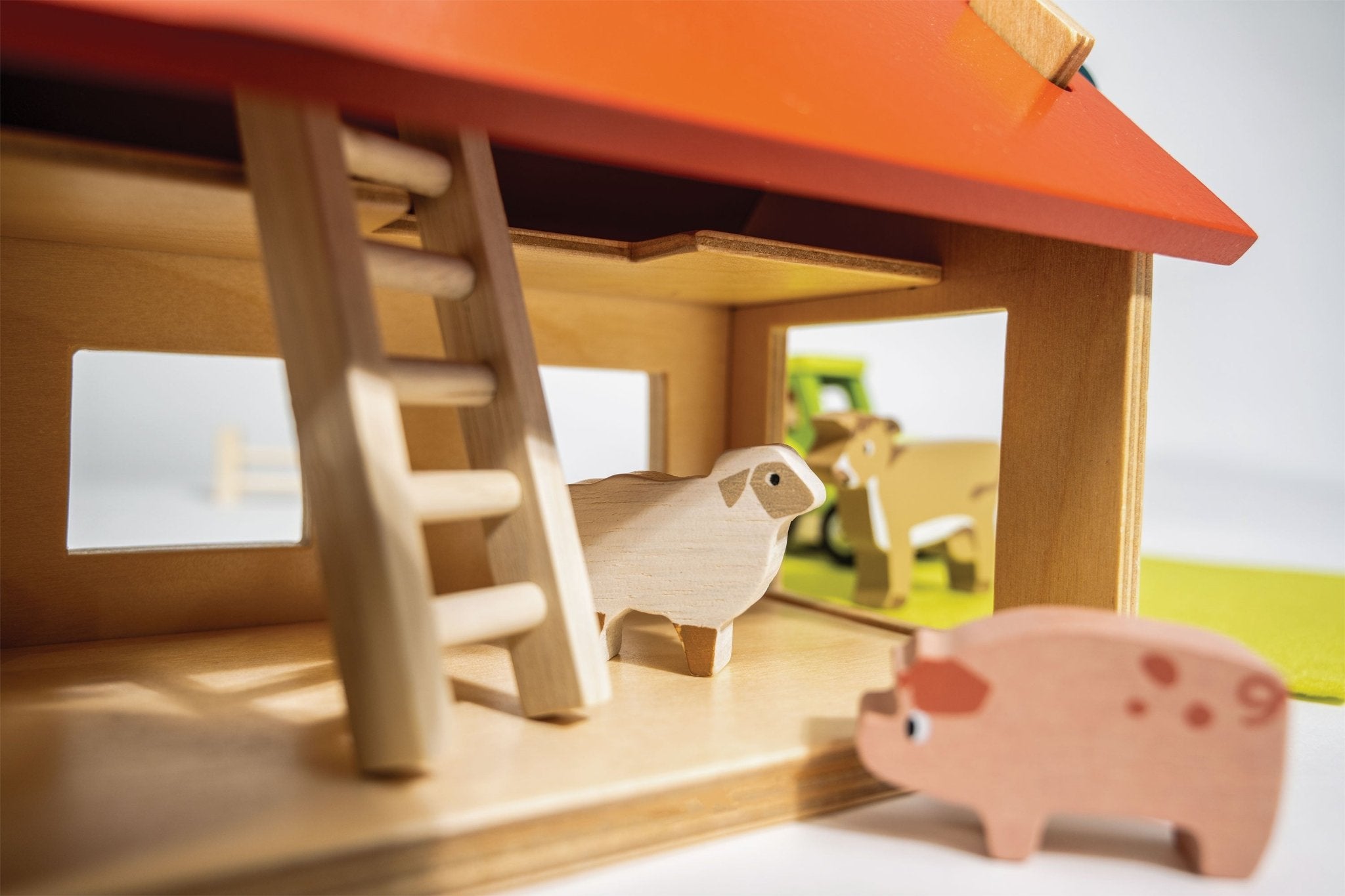 My First Country Farm - Mentari - Sustainable Wooden Toys Made in Indonesia - Eco - Friendly Play