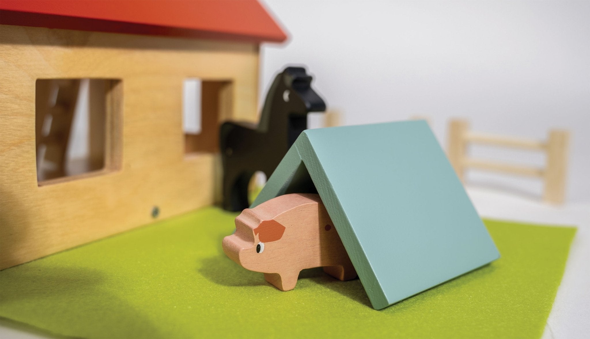 My First Country Farm - Mentari - Sustainable Wooden Toys Made in Indonesia - Eco - Friendly Play