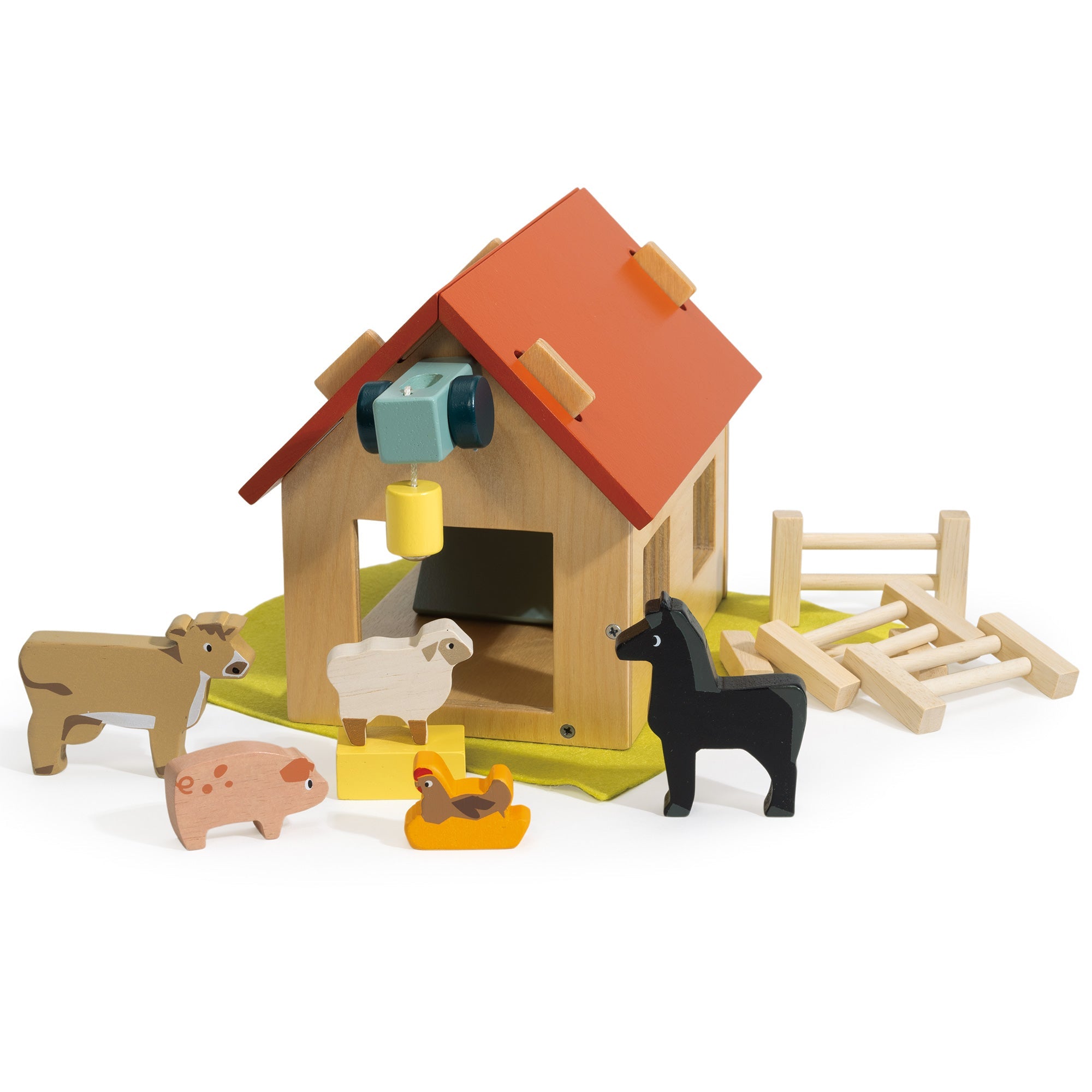 My First Country Farm - Mentari - Sustainable Wooden Toys Made in Indonesia - Eco - Friendly Play