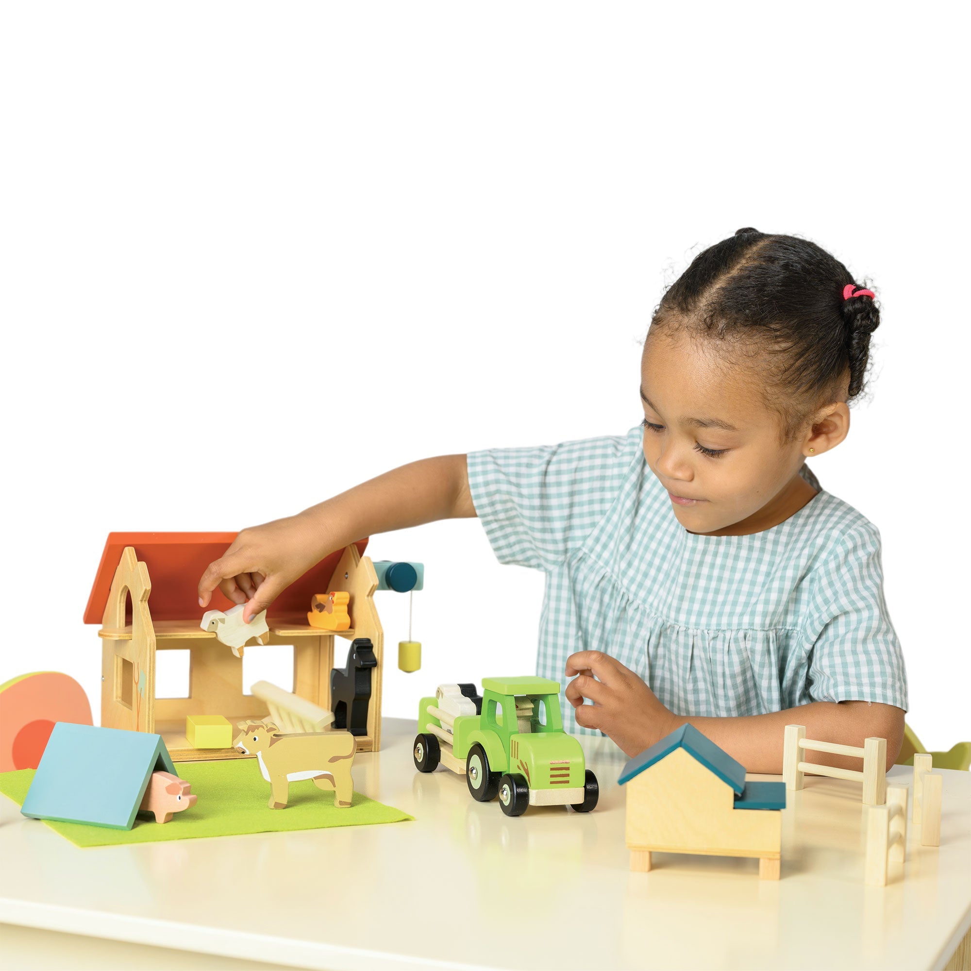 My First Country Farm - Mentari - Sustainable Wooden Toys Made in Indonesia - Eco - Friendly Play