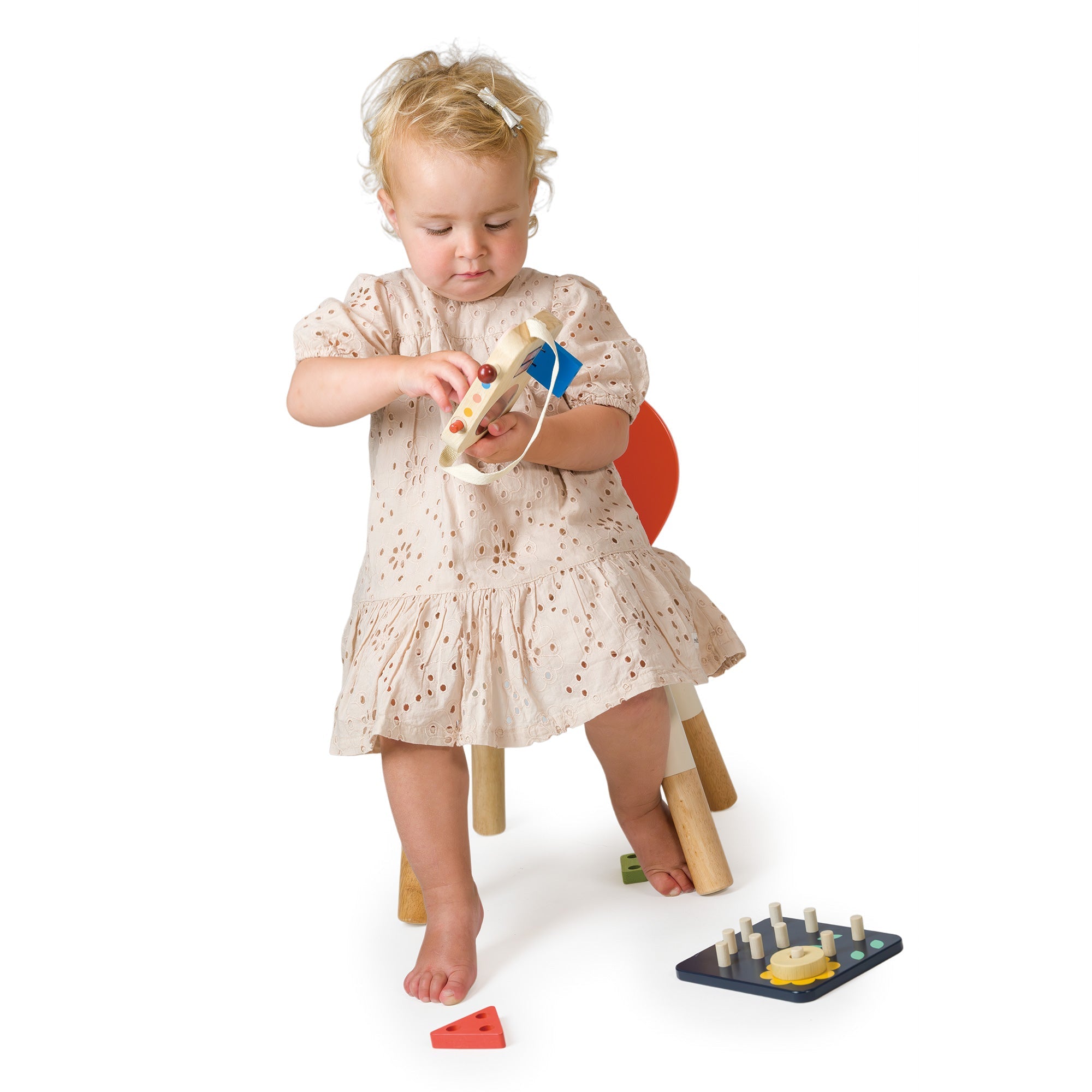 My First Radio - Mentari - Sustainable Wooden Toys Made in Indonesia - Eco - Friendly Play