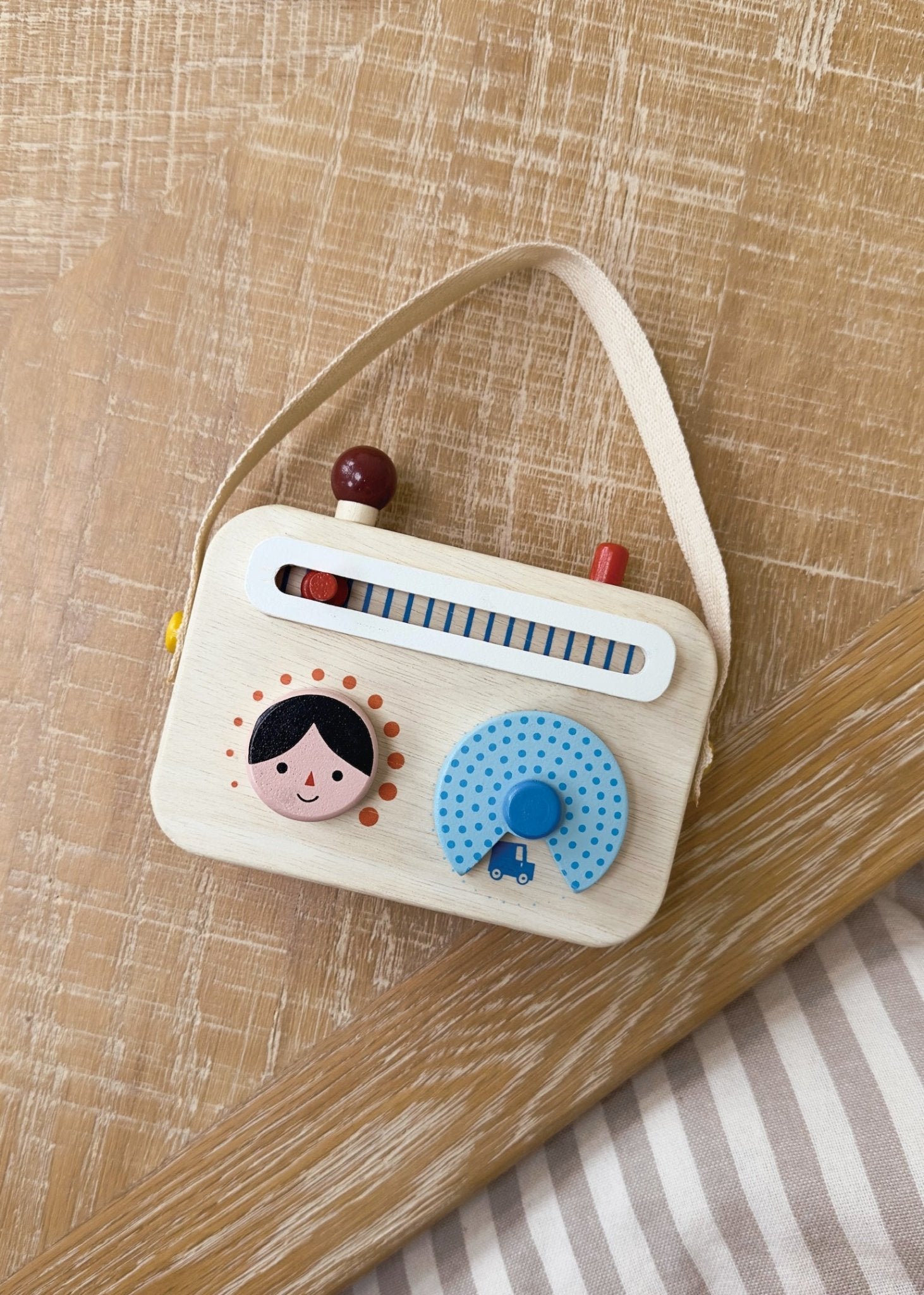 My First Radio - Mentari - Sustainable Wooden Toys Made in Indonesia - Eco - Friendly Play