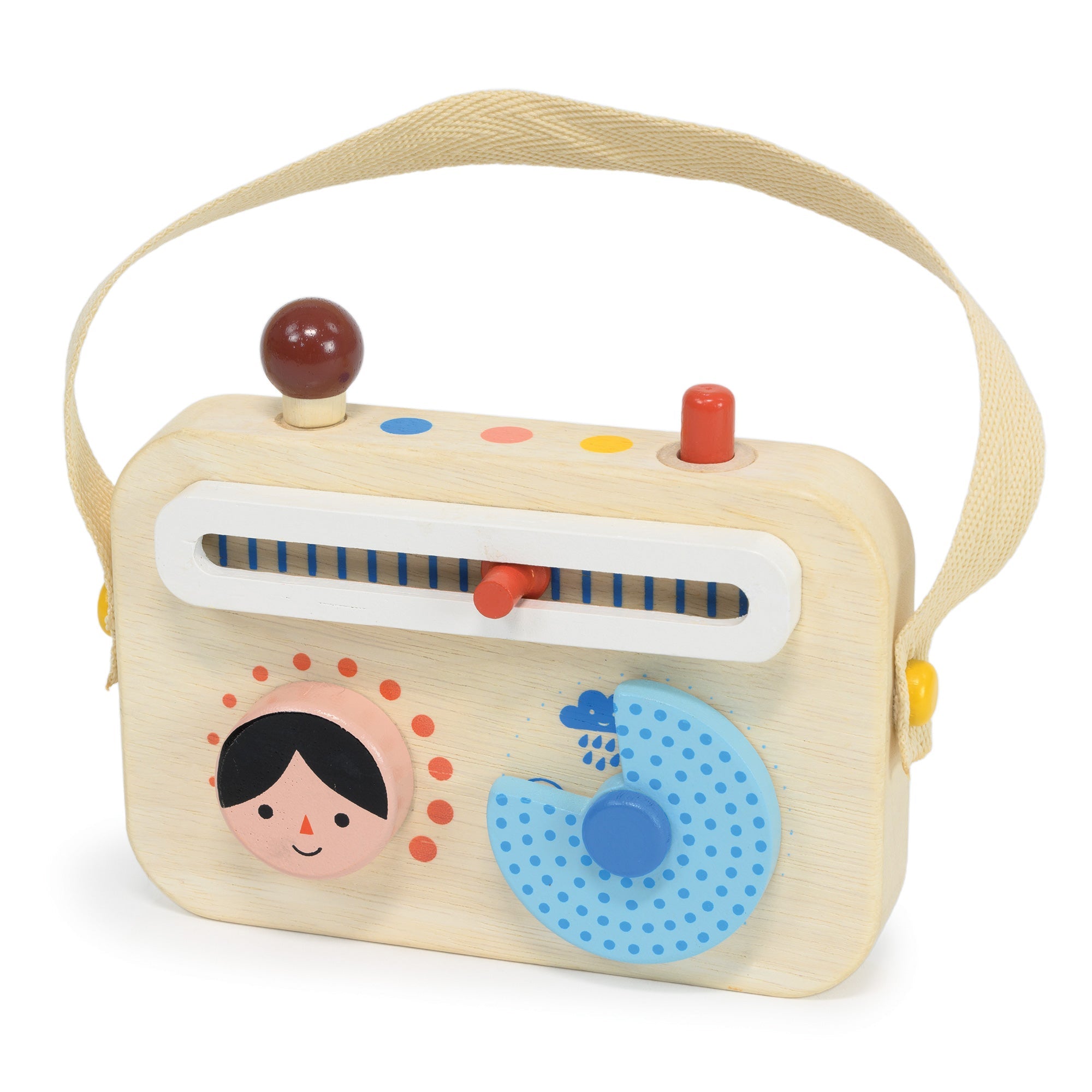 My First Radio - Mentari - Sustainable Wooden Toys Made in Indonesia - Eco - Friendly Play