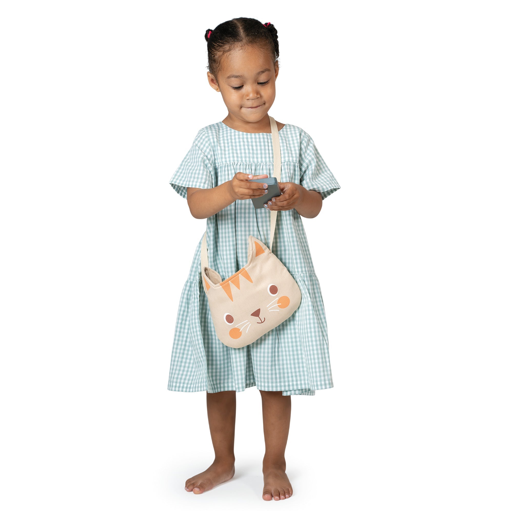 My Kitten Handbag - Mentari - Sustainable Wooden Toys Made in Indonesia - Eco - Friendly Play