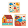 Puzzle Bundle - Mentari - Sustainable Wooden Toys Made in Indonesia - Eco - Friendly Play