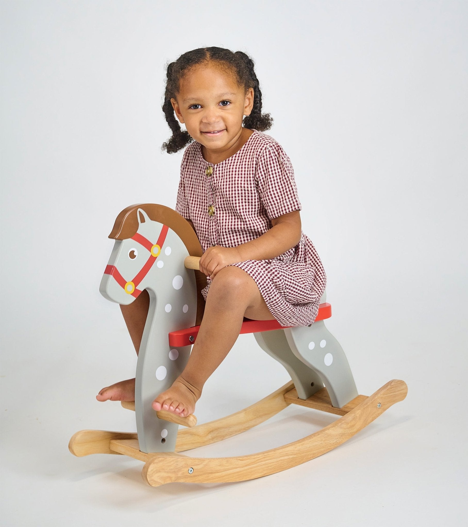 Rocking Horse - Mentari - Sustainable Wooden Toys Made in Indonesia - Eco - Friendly Play