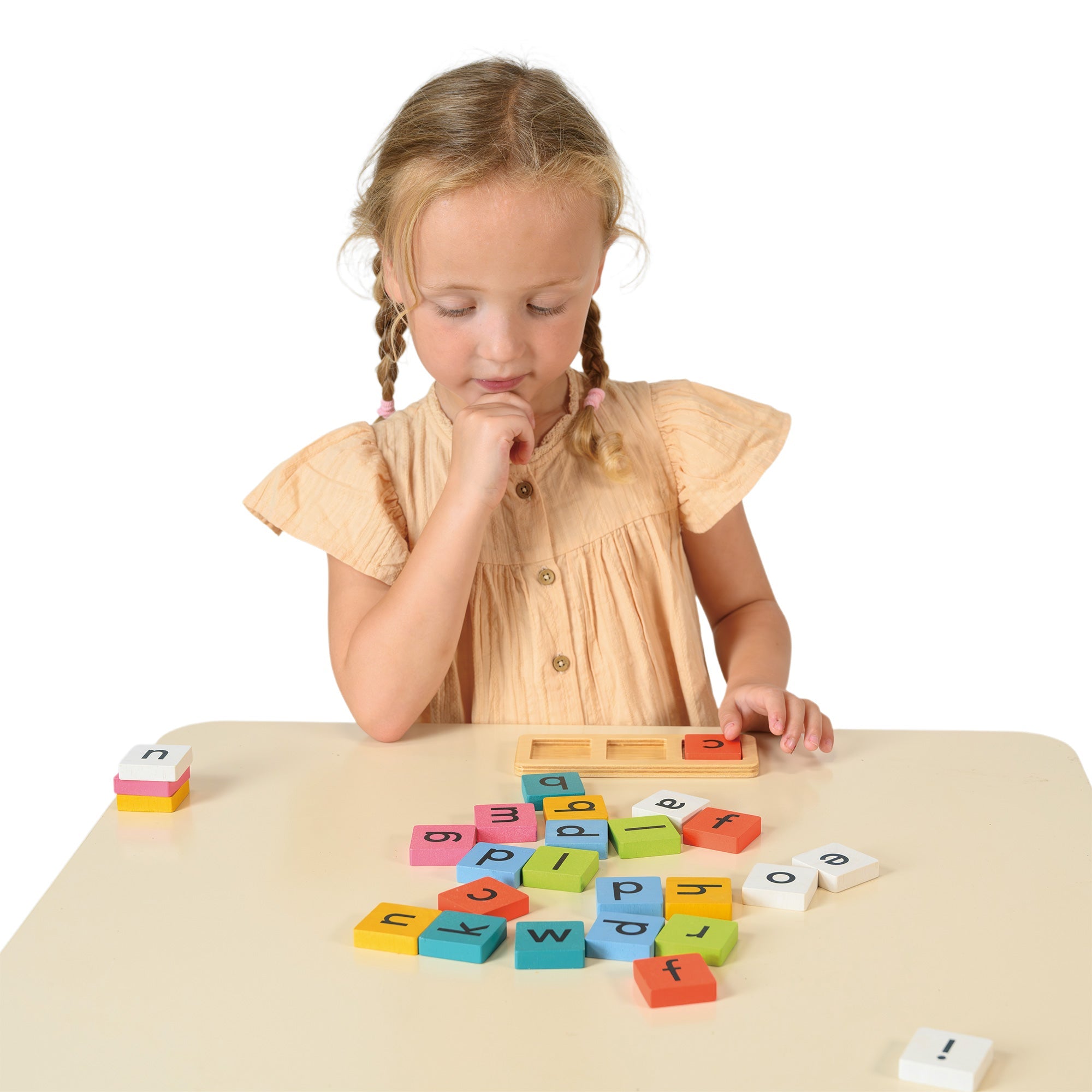 Spelling Buddies - Mentari - Sustainable Wooden Toys Made in Indonesia - Eco - Friendly Play
