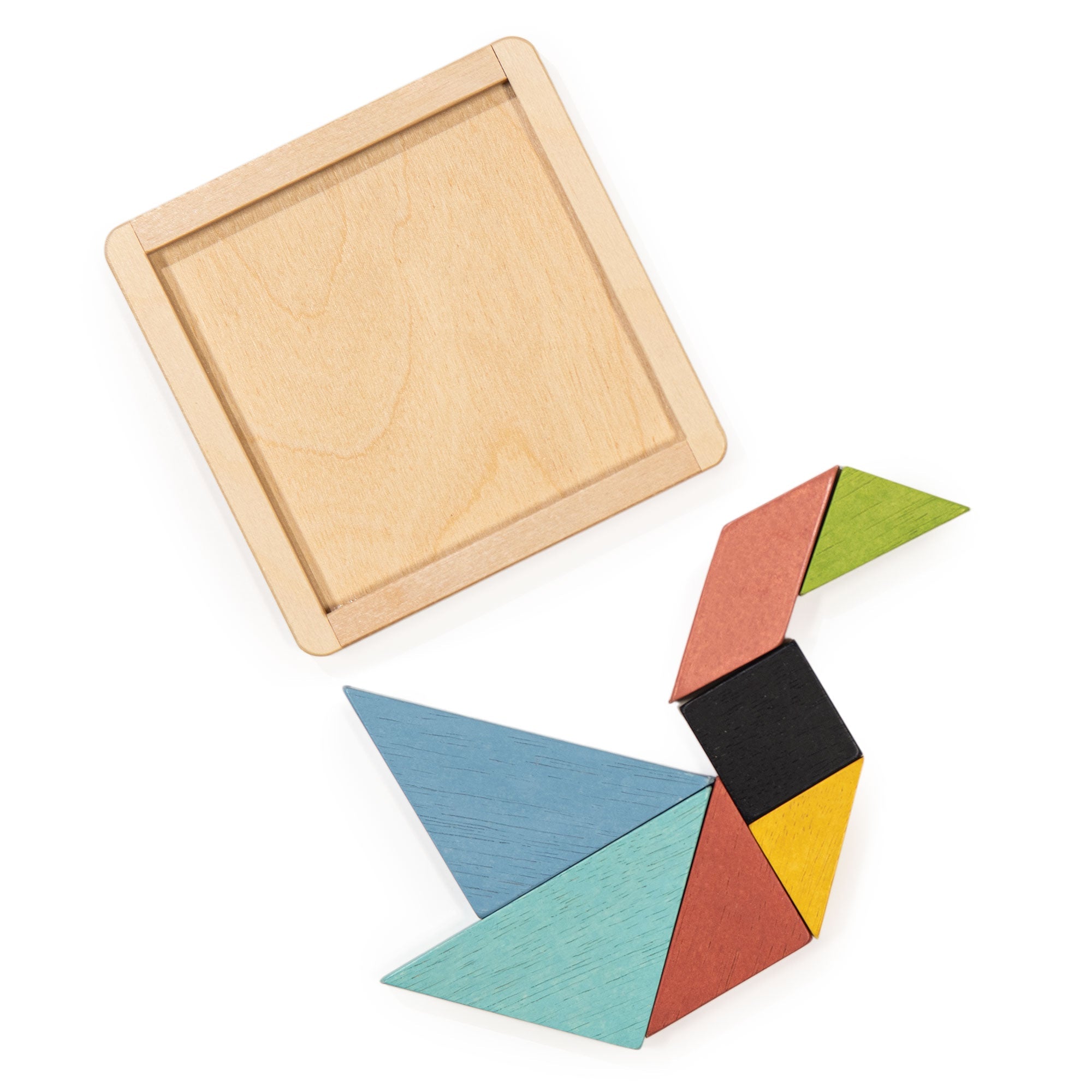 Tangram Puzzle - Mentari - Sustainable Wooden Toys Made in Indonesia - Eco - Friendly Play