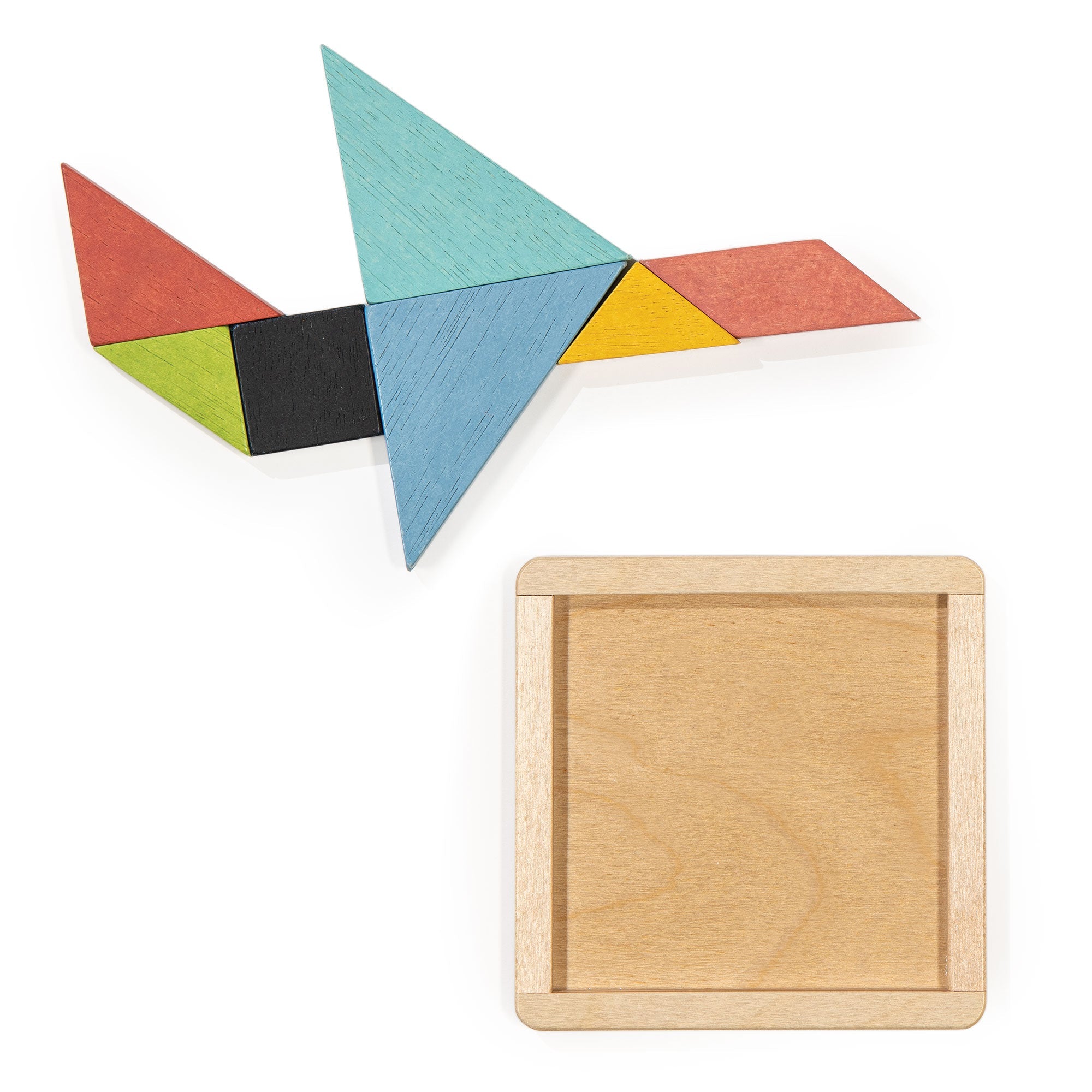 Tangram Puzzle - Mentari - Sustainable Wooden Toys Made in Indonesia - Eco - Friendly Play