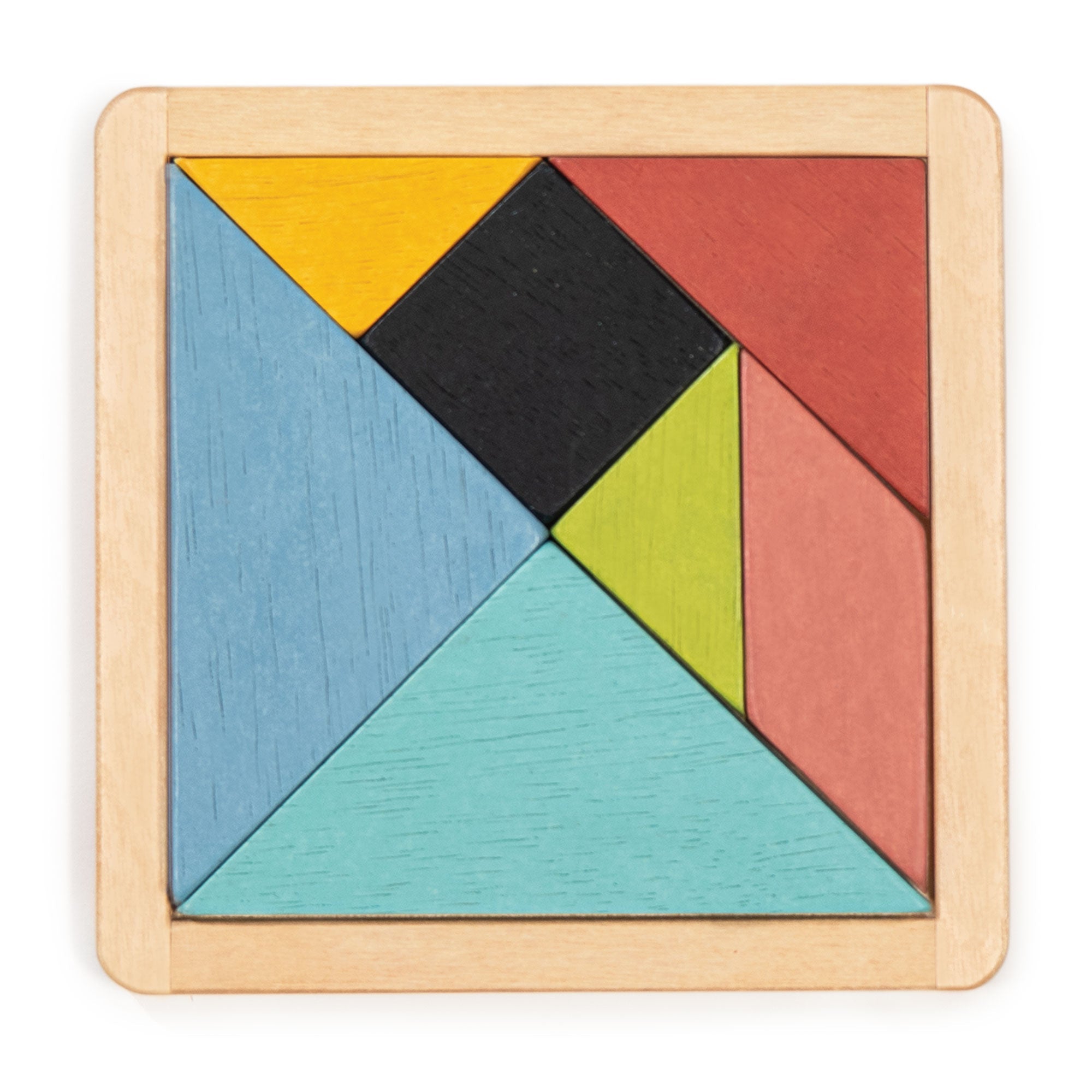 Tangram Puzzle - Mentari - Sustainable Wooden Toys Made in Indonesia - Eco - Friendly Play