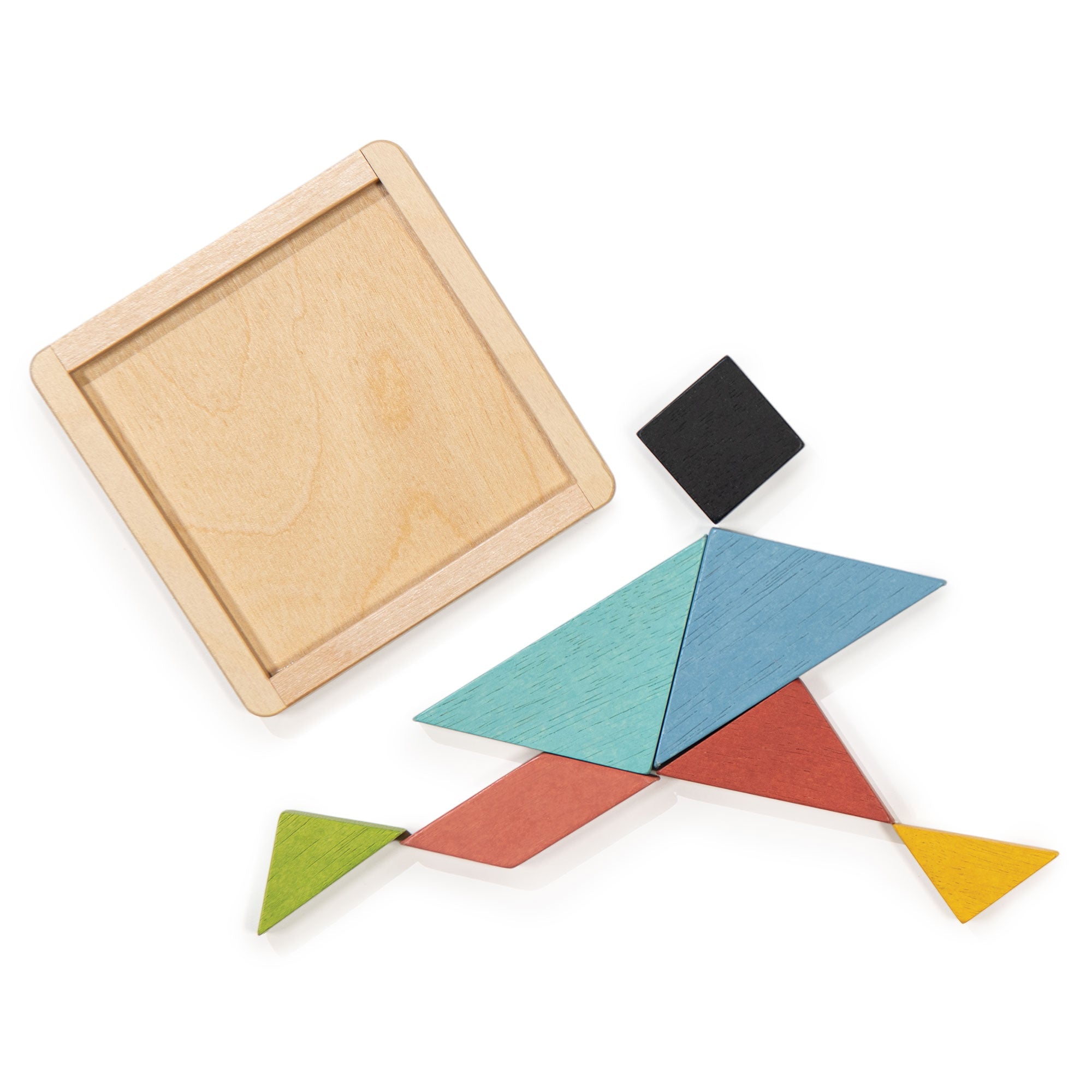 Tangram Puzzle - Mentari - Sustainable Wooden Toys Made in Indonesia - Eco - Friendly Play