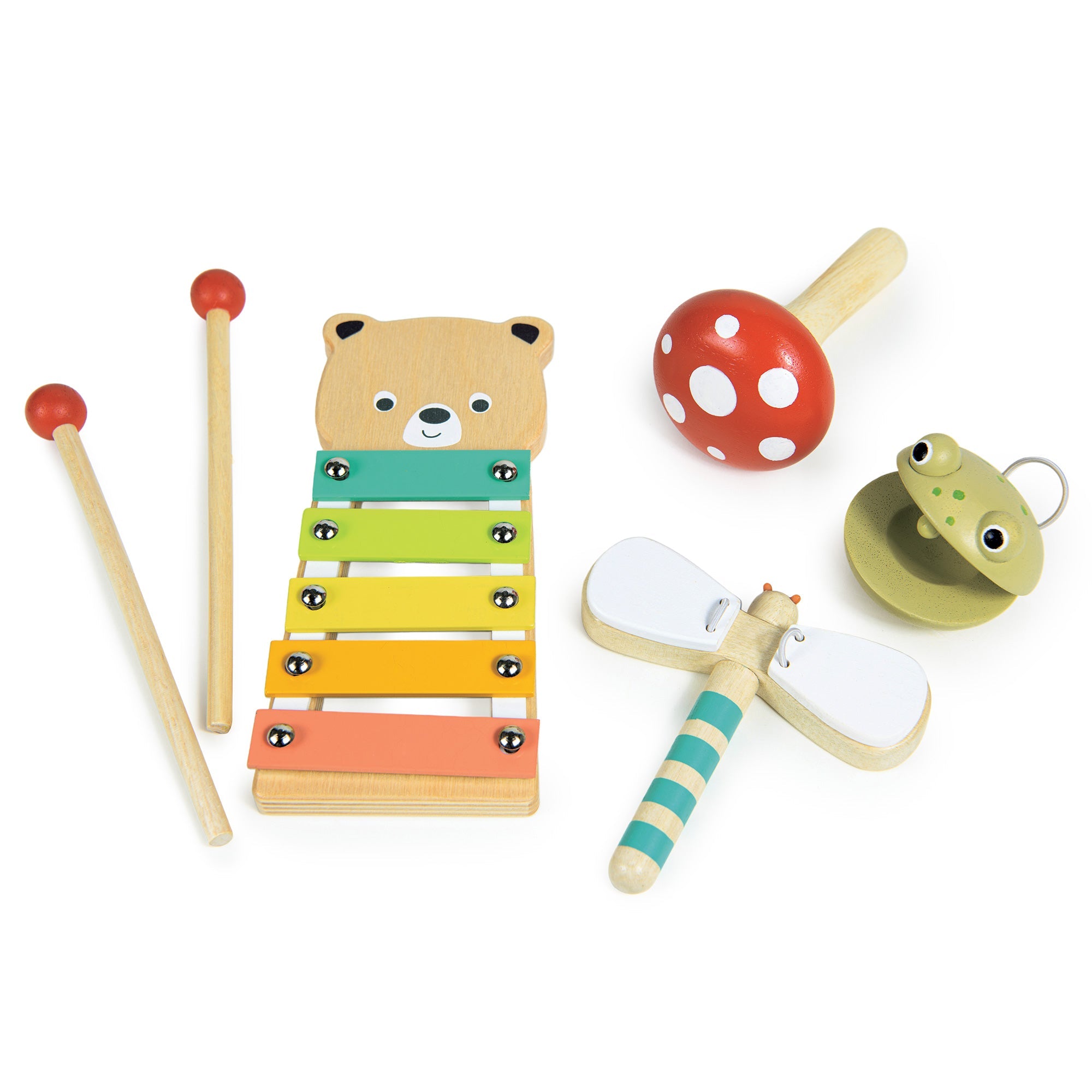 Wooden Music Set for Kids — Xylophone & Instruments | Mentari