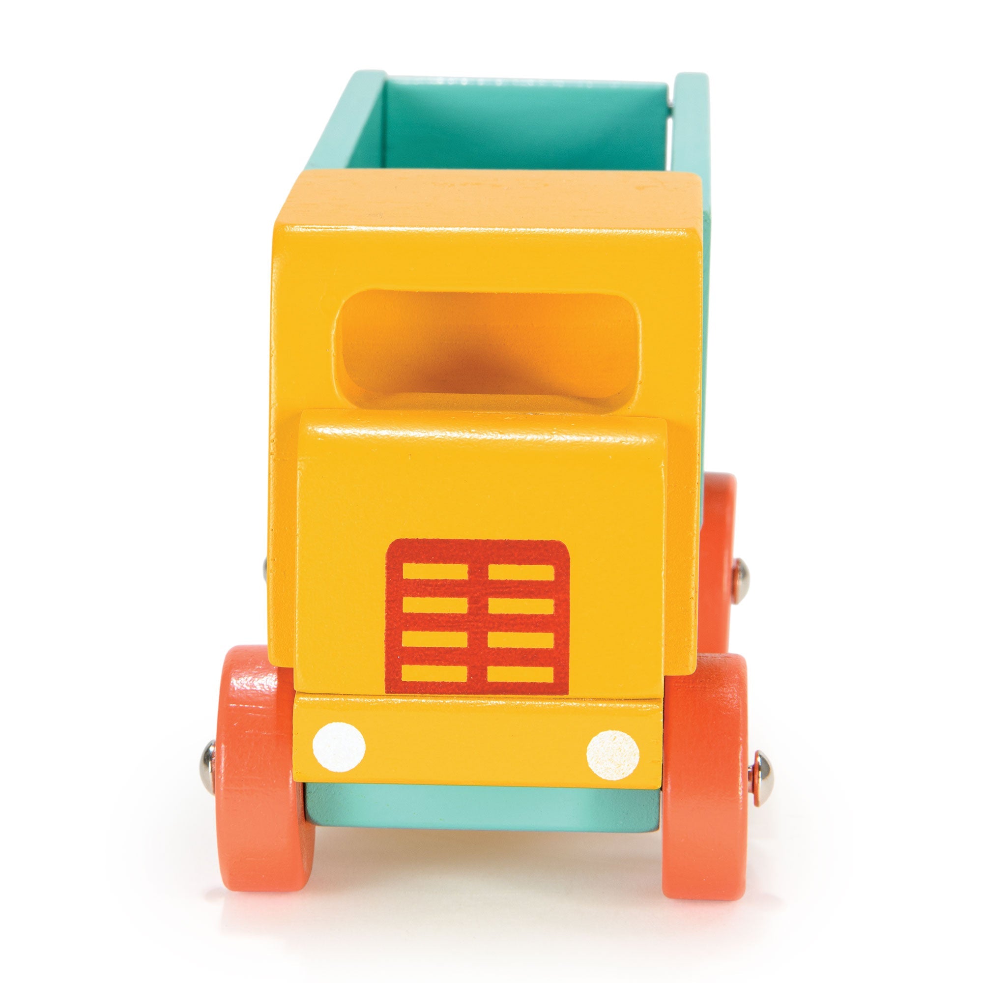 Yellow Lorry - Mentari - Sustainable Wooden Toys Made in Indonesia - Eco - Friendly Play