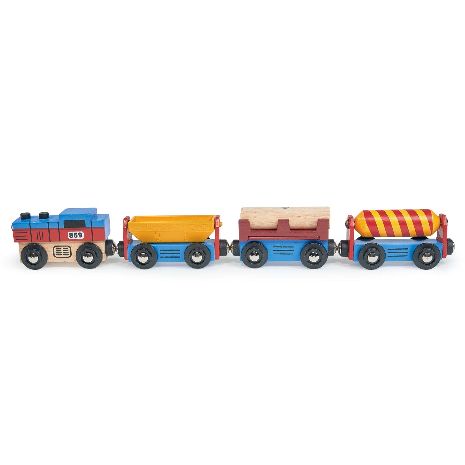 Adventure Trains Bundle - Mentari - Sustainable Wooden Toys Made in Indonesia - Eco-Friendly Play