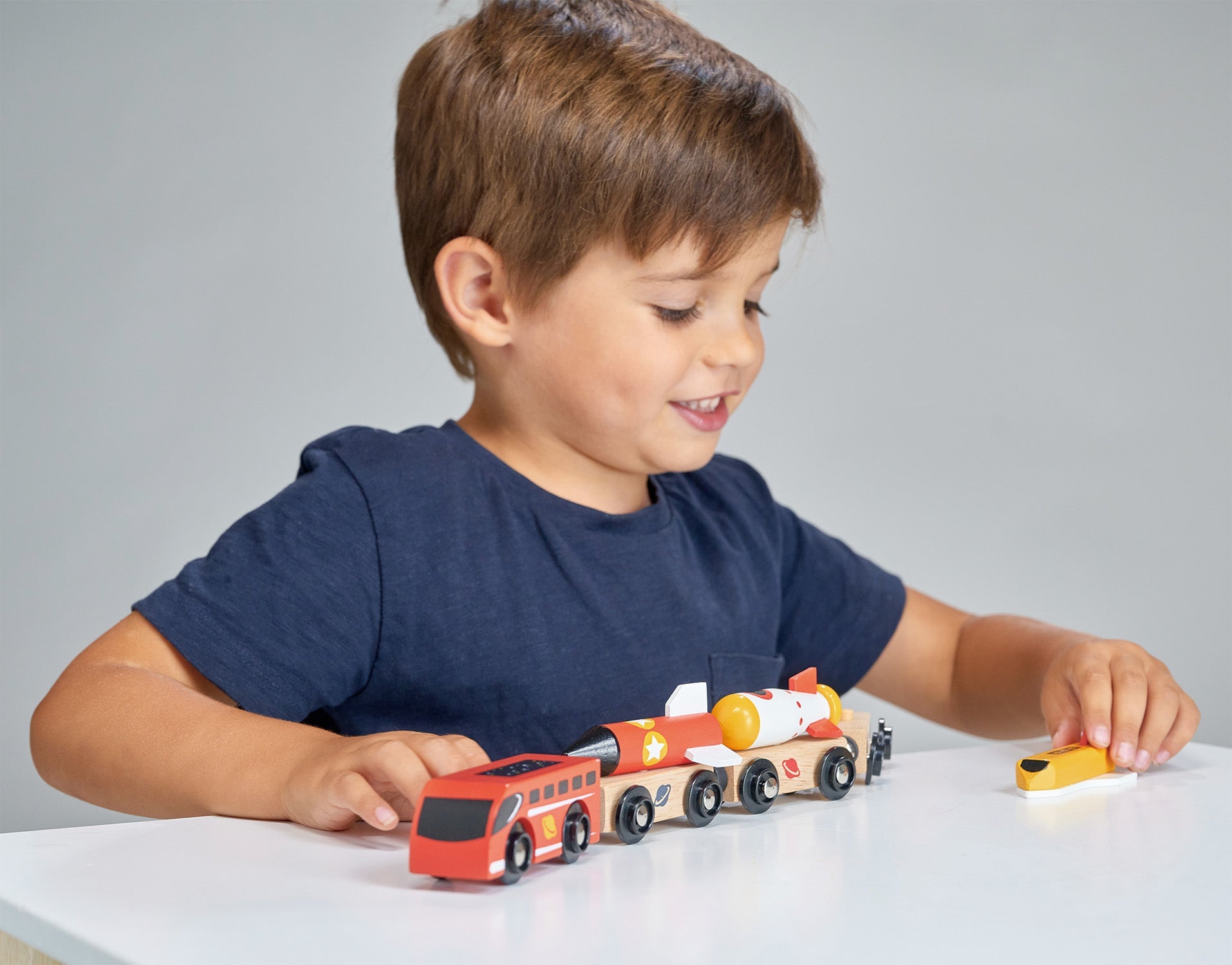 Adventure Trains Bundle - Mentari - Sustainable Wooden Toys Made in Indonesia - Eco-Friendly Play