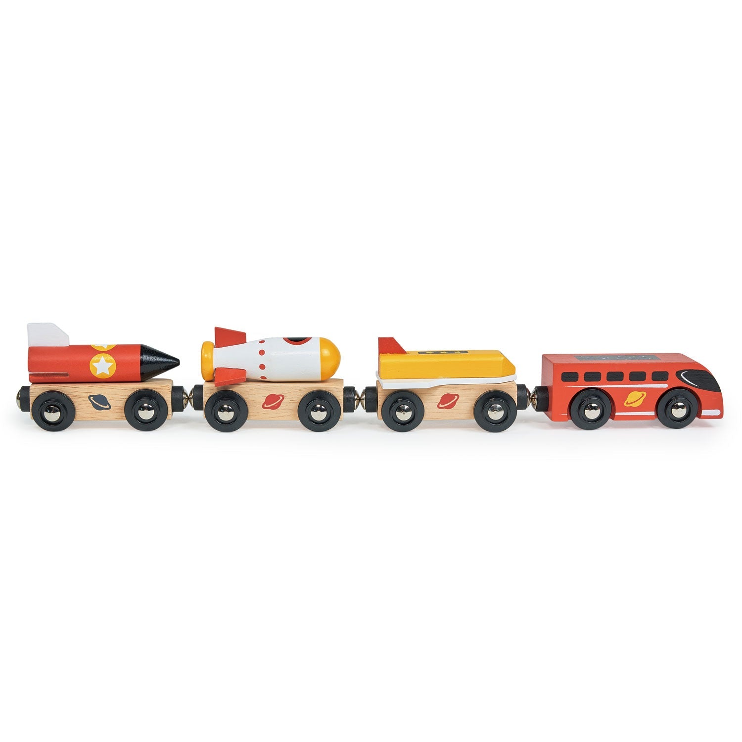 Adventure Trains Bundle - Mentari - Sustainable Wooden Toys Made in Indonesia - Eco-Friendly Play