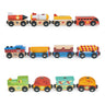 Adventure Trains Bundle - Mentari - Sustainable Wooden Toys Made in Indonesia - Eco-Friendly Play