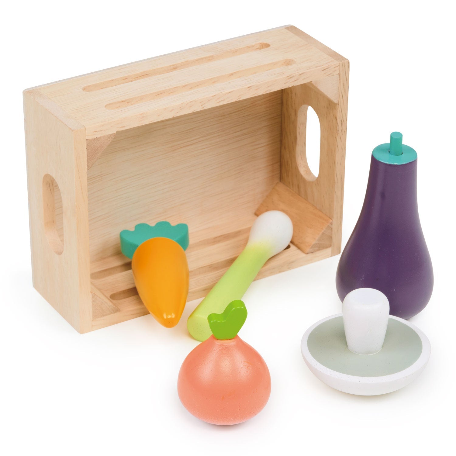 Allotment Crate - Mentari - Sustainable Wooden Toys Made in Indonesia - Eco-Friendly Play