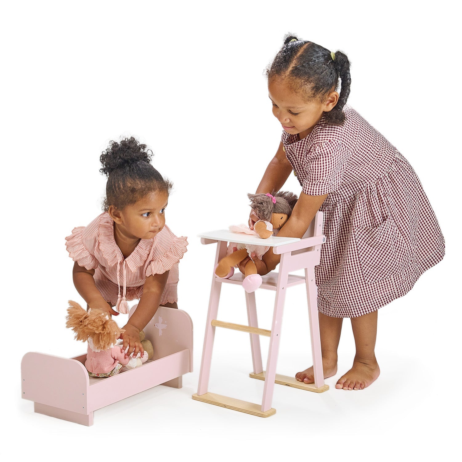 Baby Doll Cot - Mentari - Sustainable Wooden Toys Made in Indonesia - Eco-Friendly Play