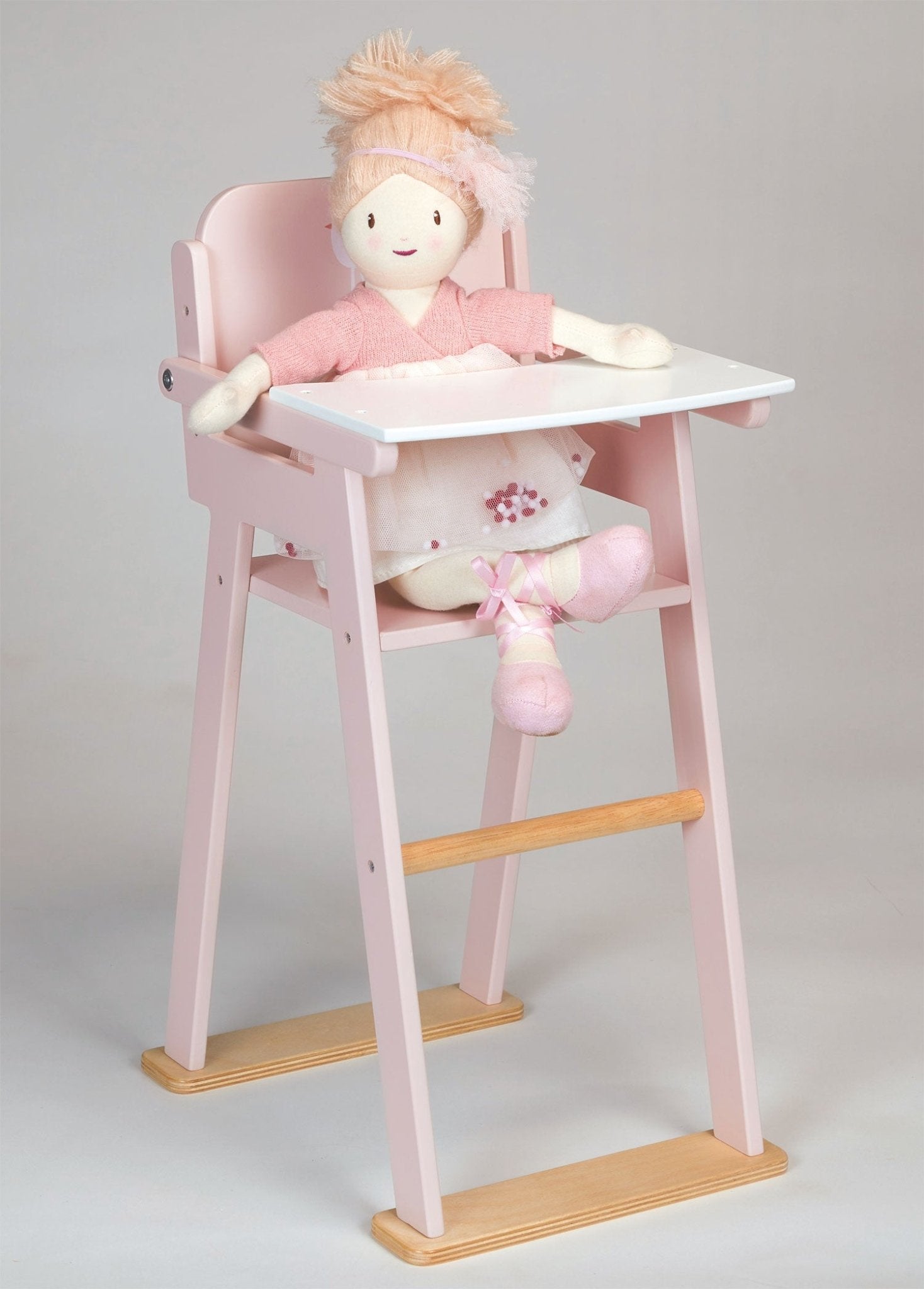 Robud Wooden High Chair Toys Baby Dolls High Chair ROBUD Wooden