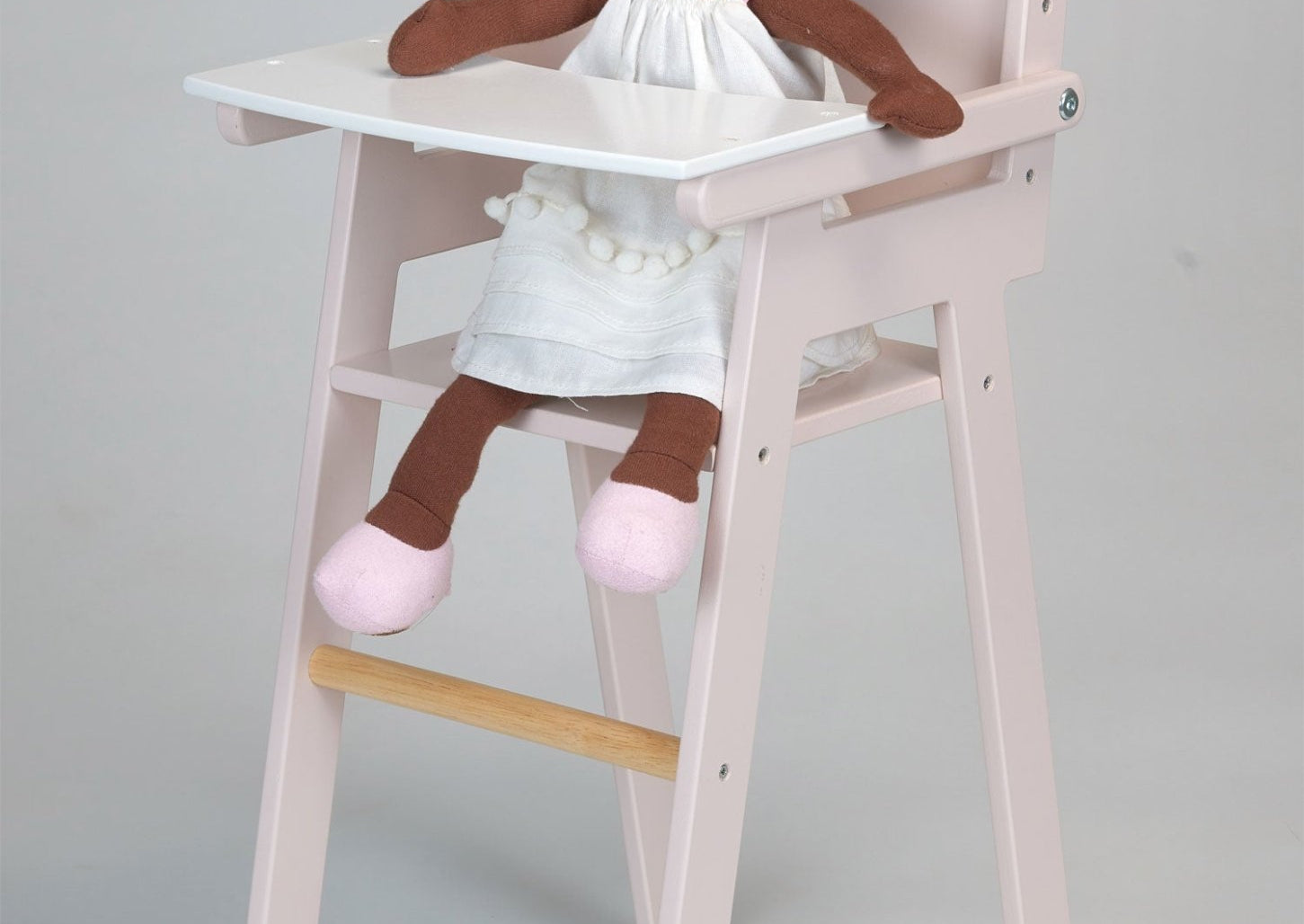 Baby Doll High Chair - Mentari - Sustainable Wooden Toys Made in Indonesia - Eco-Friendly Play
