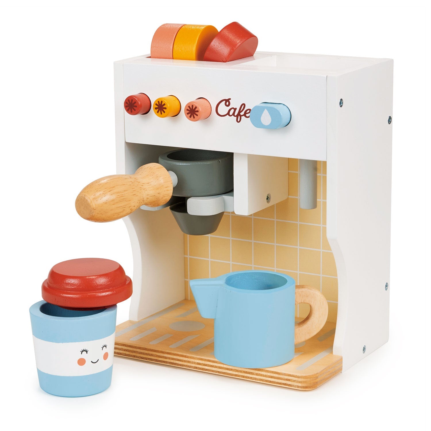 Barista Set - Mentari - Sustainable Wooden Toys Made in Indonesia - Eco-Friendly Play