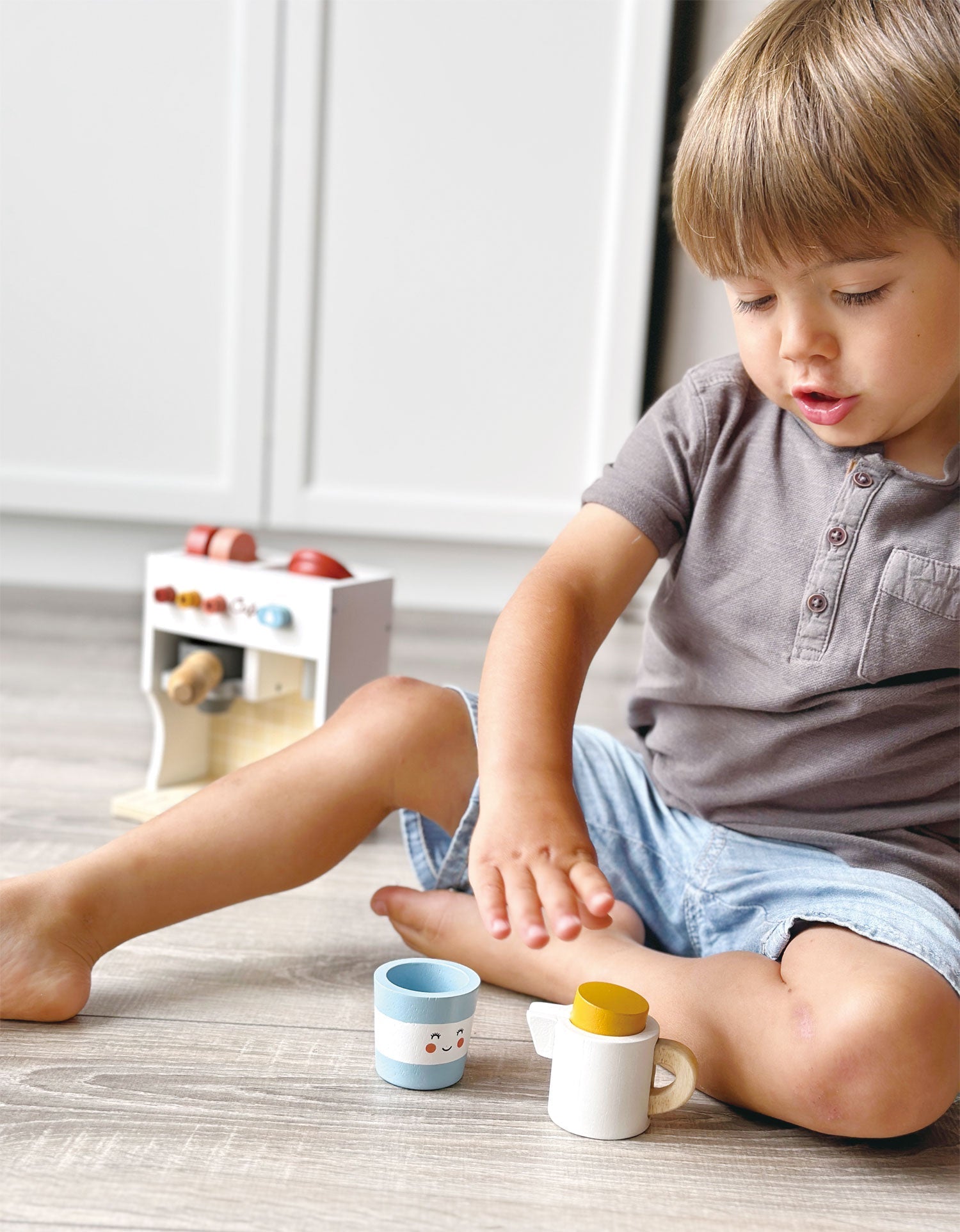 Barista Set - Mentari - Sustainable Wooden Toys Made in Indonesia - Eco-Friendly Play