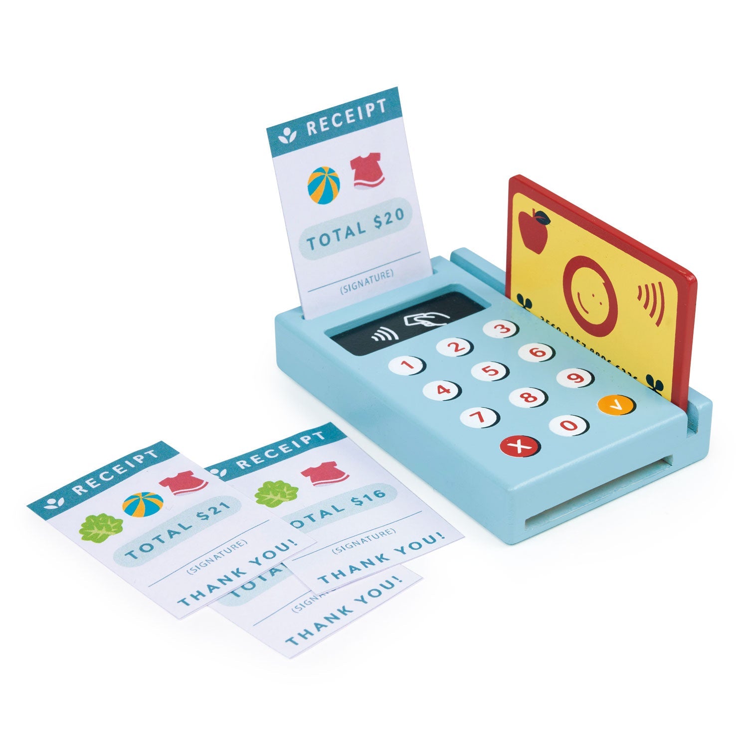 Card Machine - Mentari - Sustainable Wooden Toys Made in Indonesia - Eco-Friendly Play